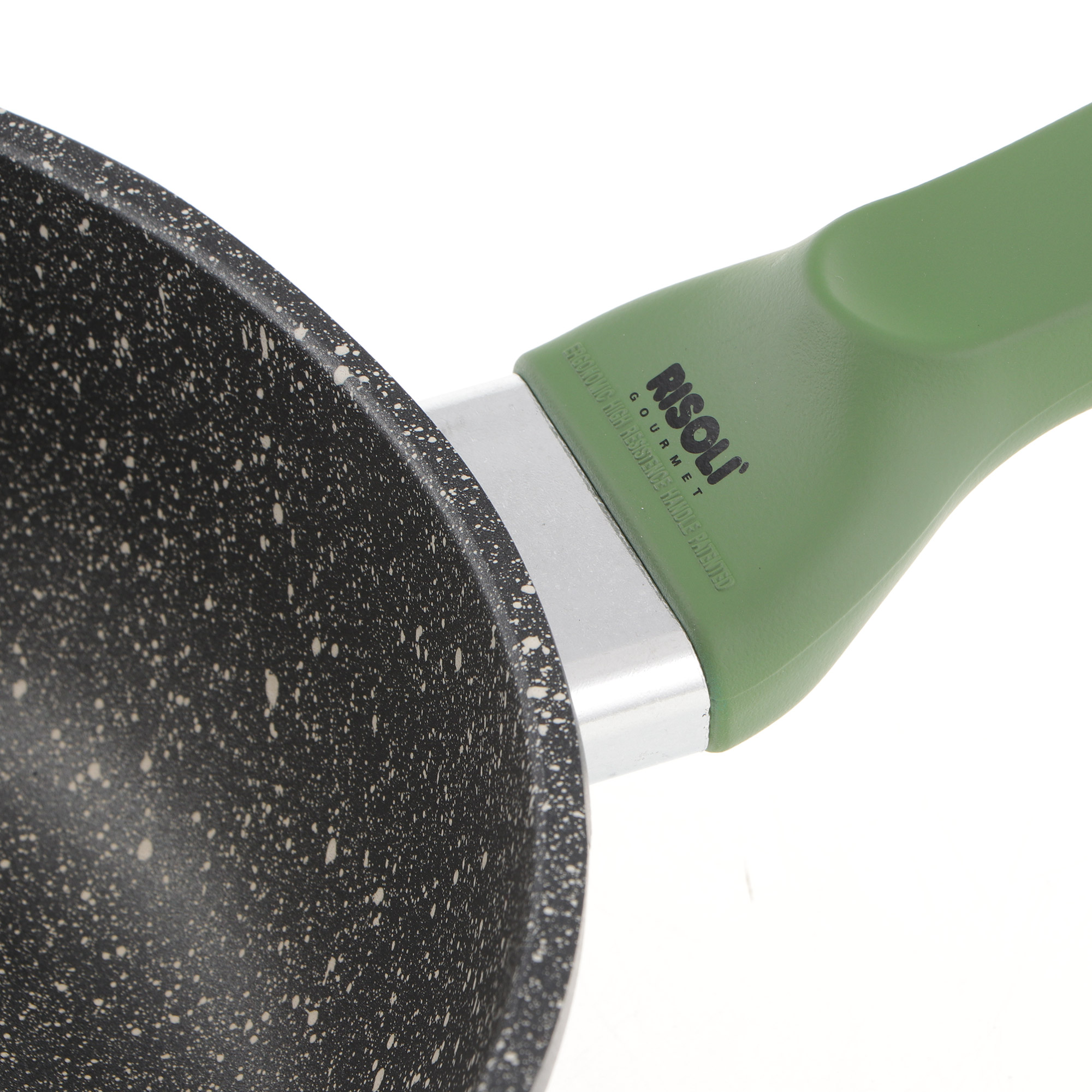 фото Сковорода глубокая granito-green 24 см risoli