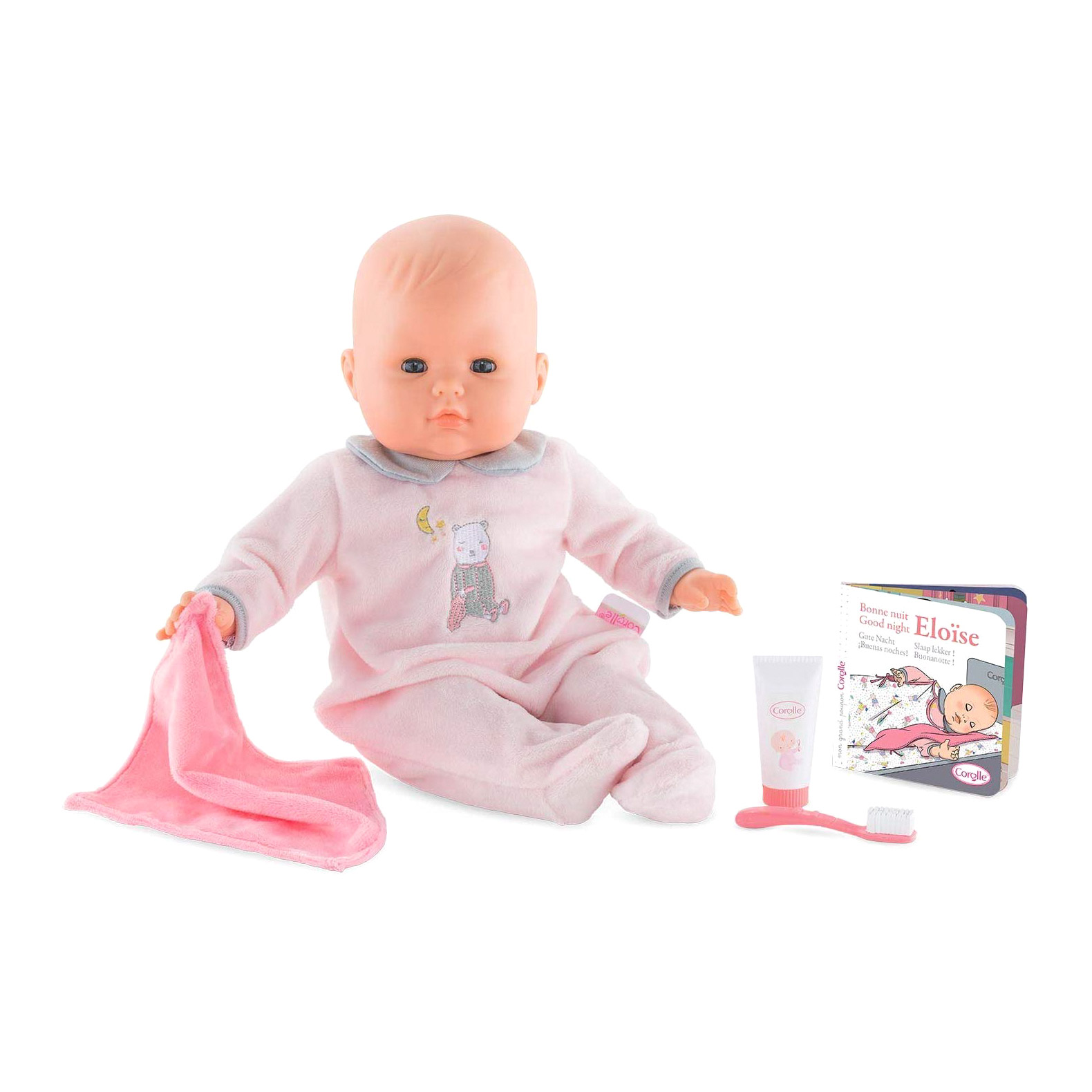 Кукла в наборе Corolle Элоиза собирается ко сну, с ароматом ванили 36 см
