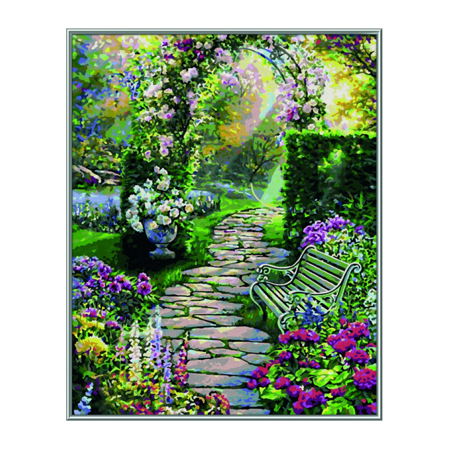 Набор для живописи по номерам Прекрасный сад 40x50 см