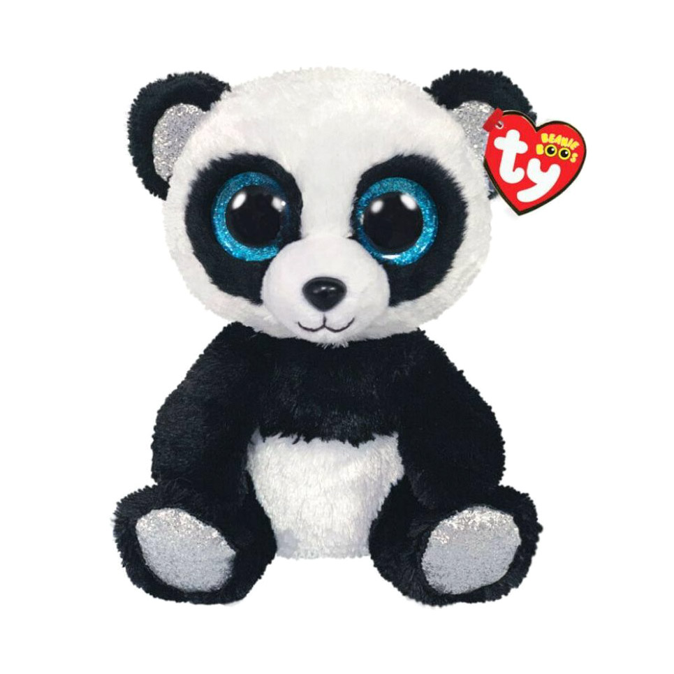 фото Мягкая игрушка ty beanie boo's панда bamboo 25 см