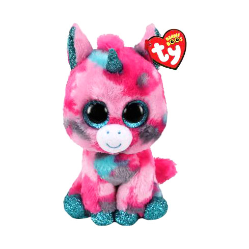 фото Мягкая игрушка ty beanie boo's единорог unicorn 25 см