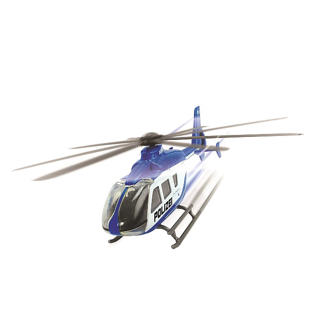 фото Вертолет ec 135 die-cast с крутящимися лопастями 21 см dickie