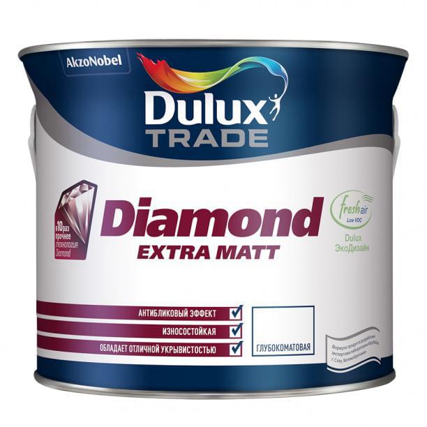 фото Краска dulux diamond extra matt bc 2.25л