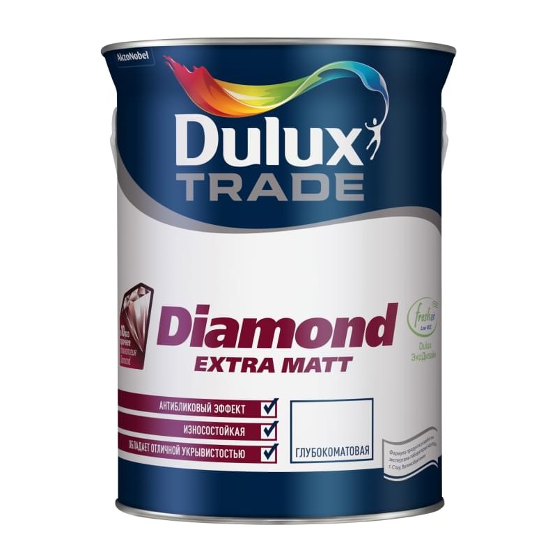 фото Краска dulux diamond extra matt bc 4.5л