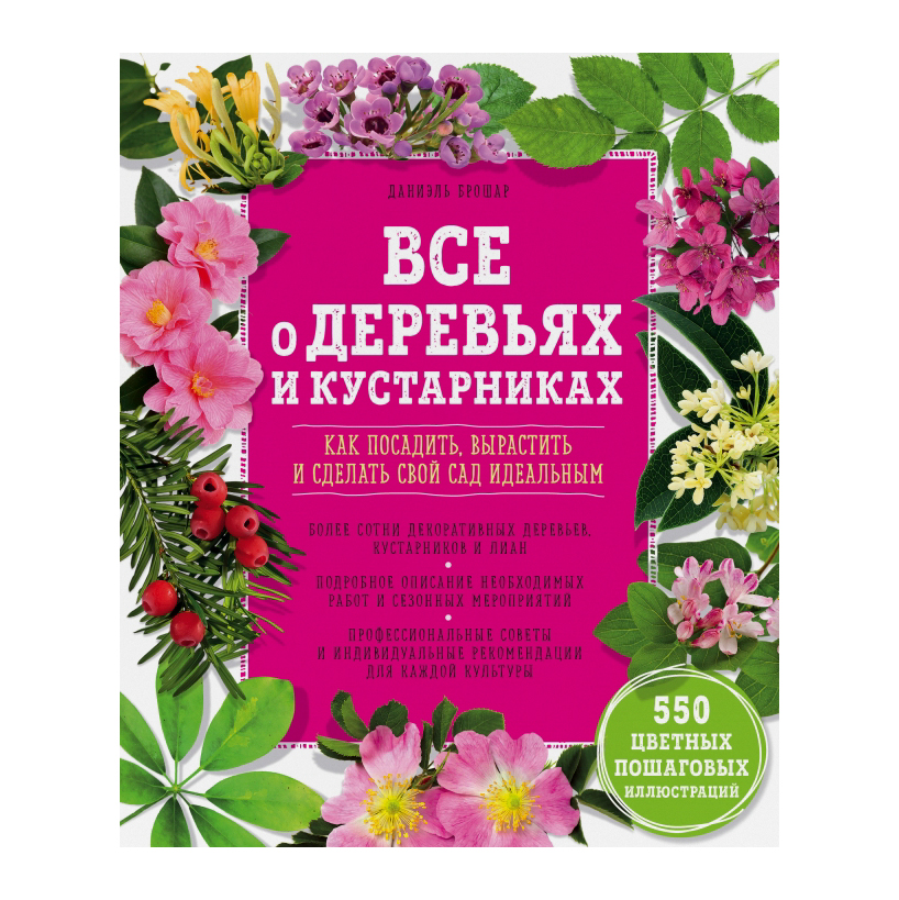 фото Книга эксмо все о деревьях и кустарниках