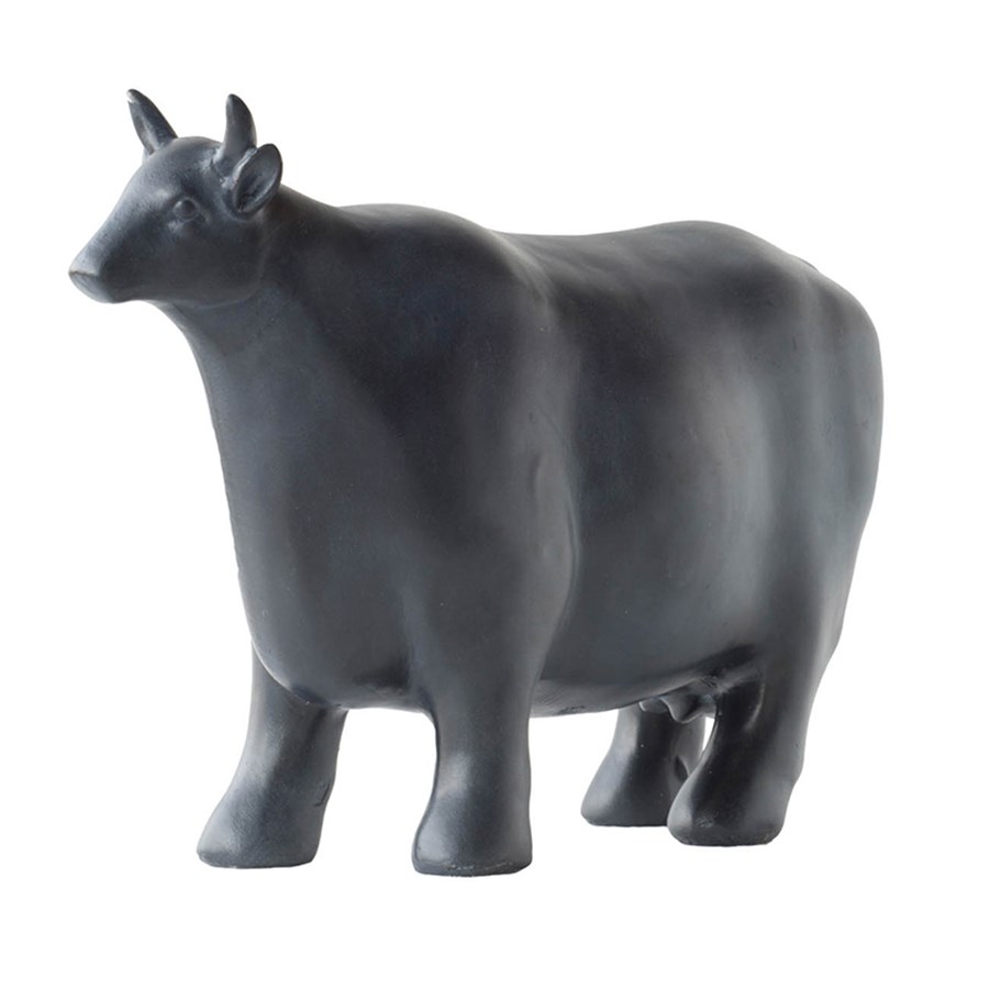 Фигурка Glasar корова 31x12x22 см, цвет серо-синий - фото 4