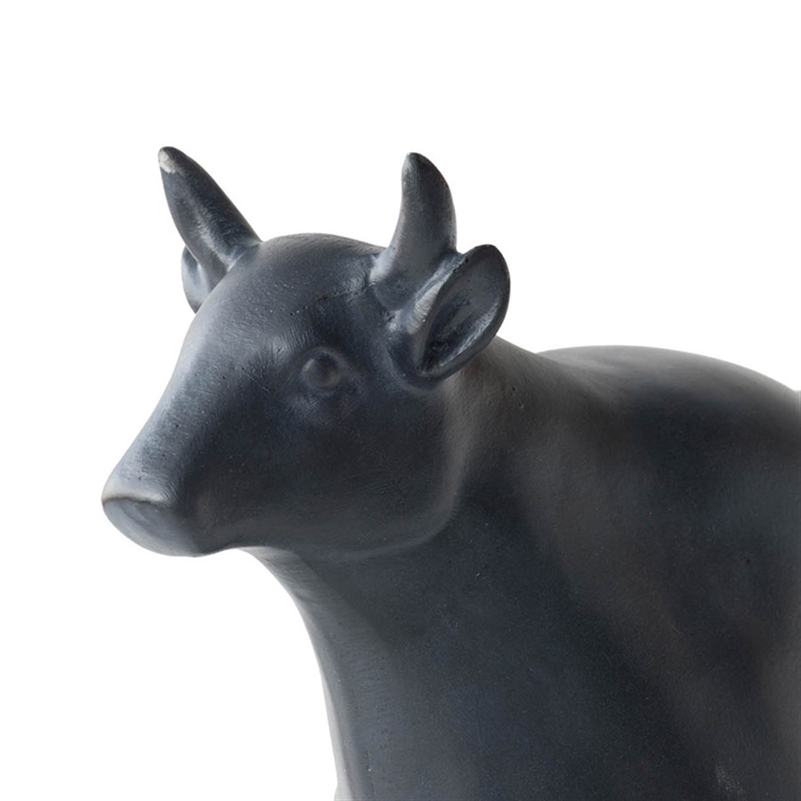 Фигурка Glasar корова 31x12x22 см, цвет серо-синий - фото 6