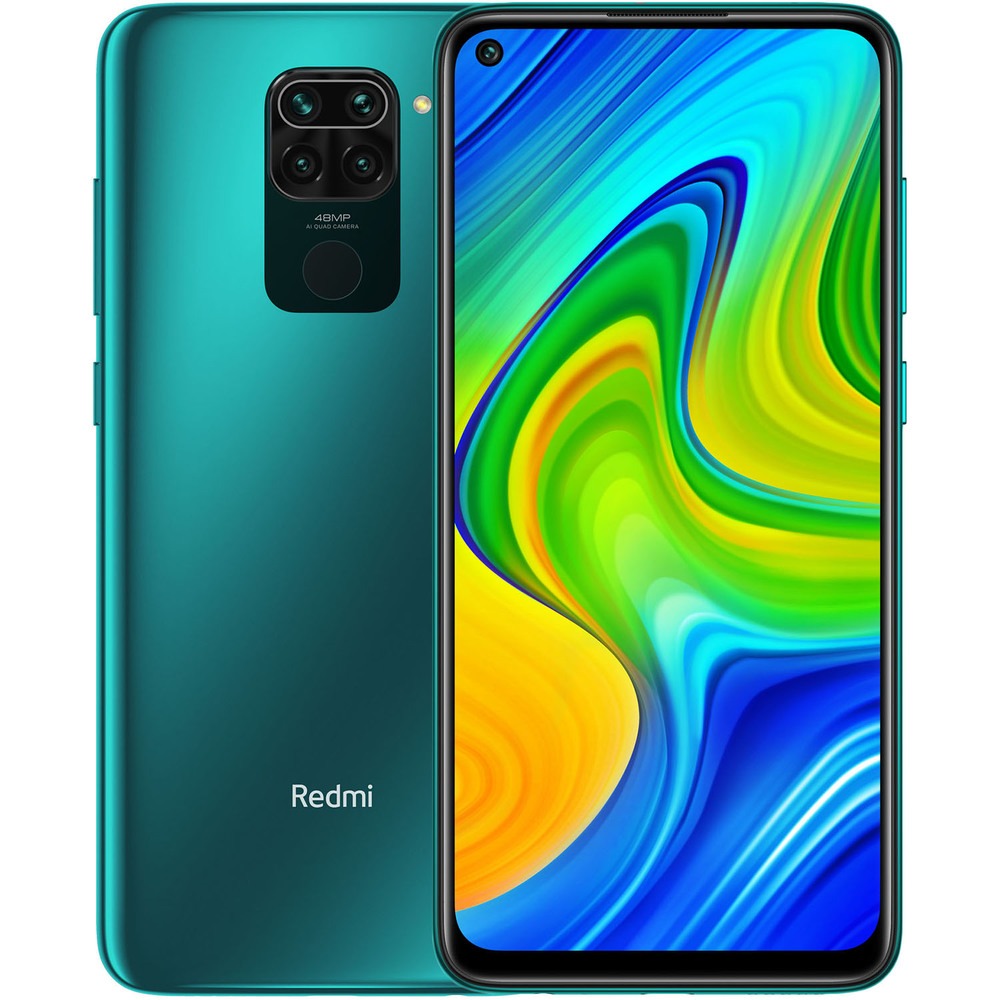 фото Смартфон xiaomi redmi note 9 4gb+128gb лесной зеленый