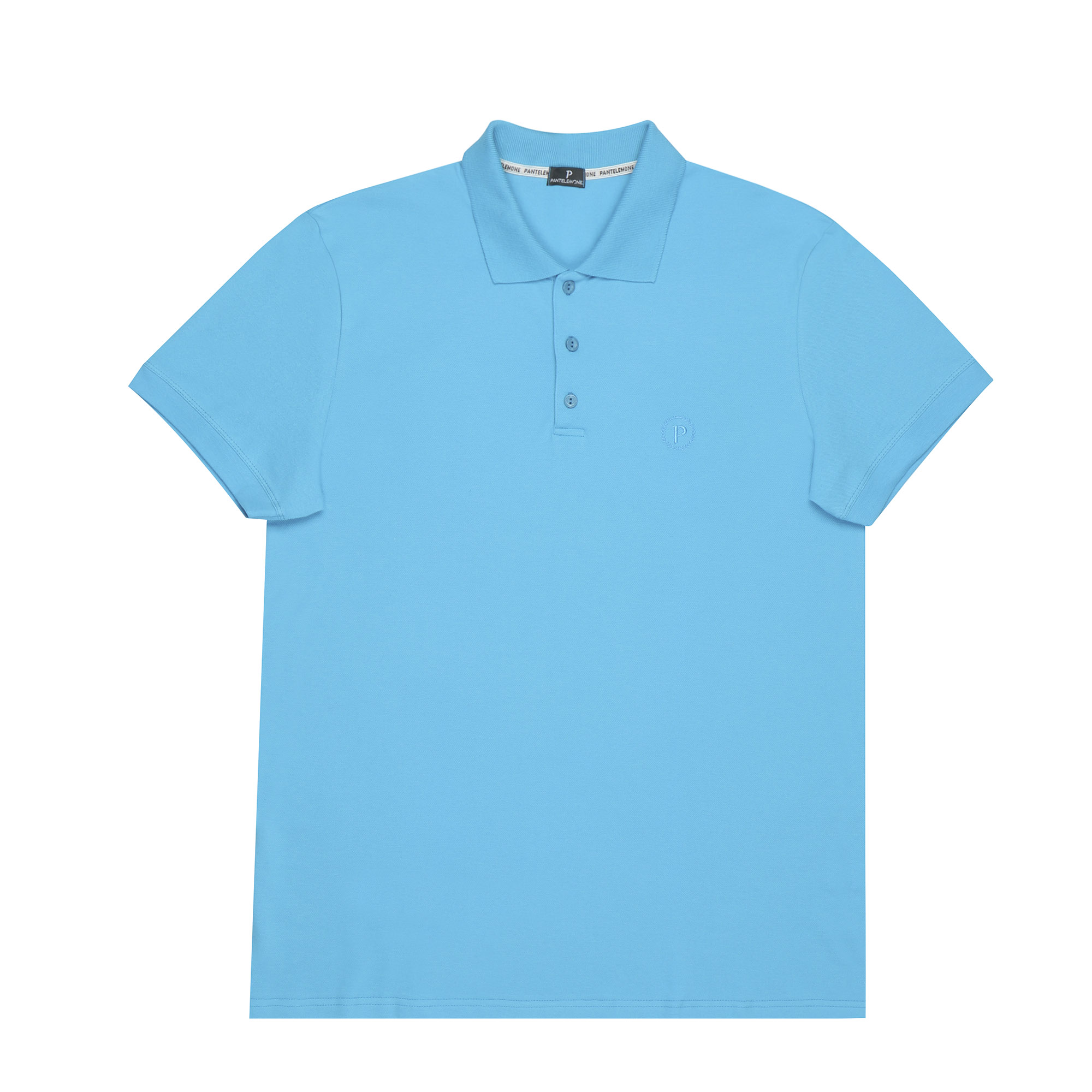 Мужская футболка поло RP-017 Pantelemone 52 бирюзовая, цвет бирюзовый, размер 52 - фото 1