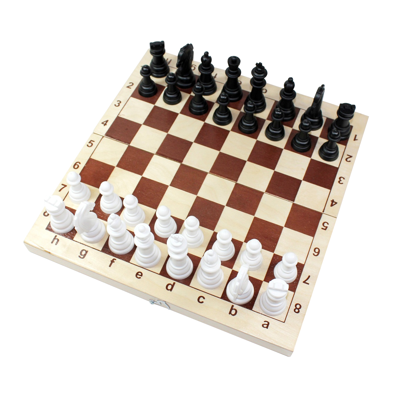 фото Настольная игра десятое королевство шахматы и шашки пластмассовые 29x29 см