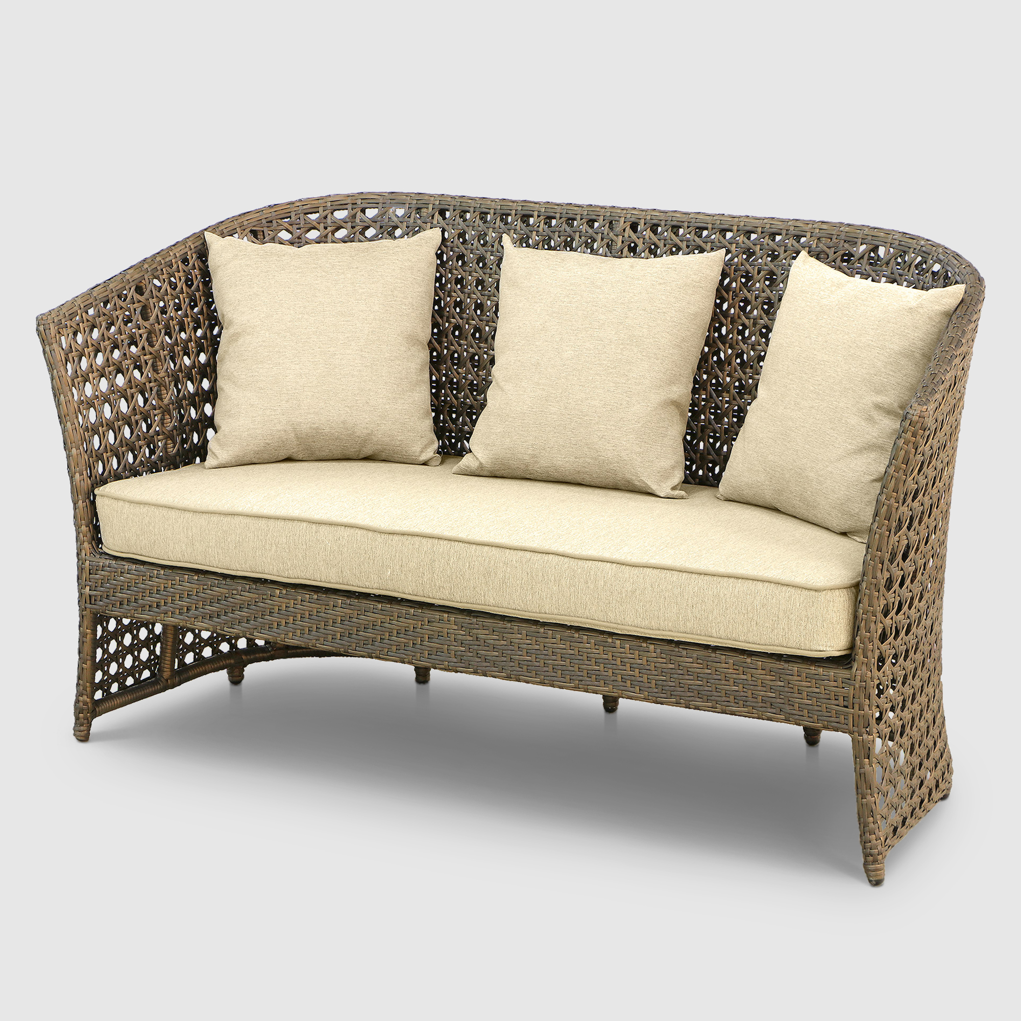 Комплект мебели Mavi rattan 015dk, цвет коричневый, размер 70х155х90 - фото 5