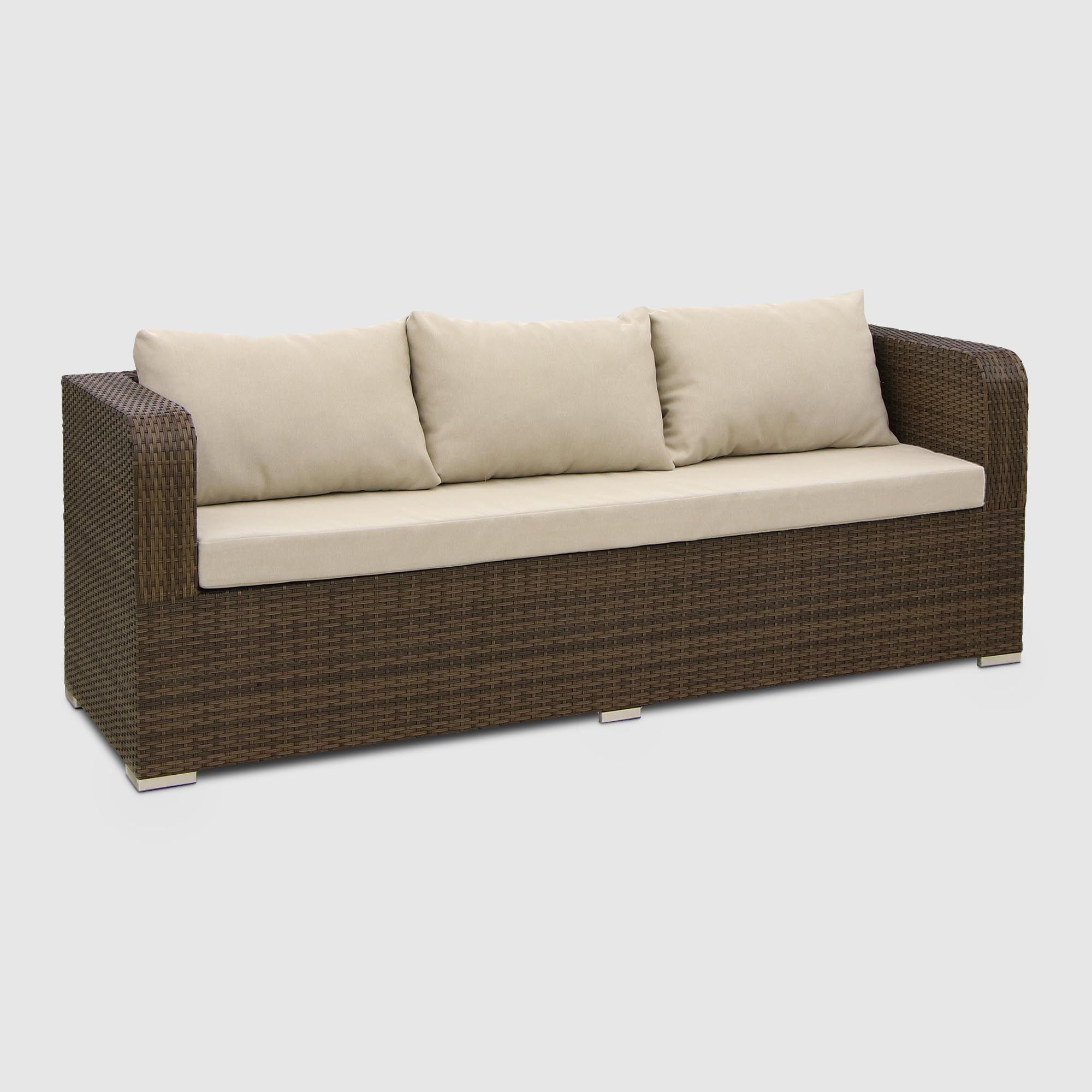 Комплект мебели Mavi rattan 13036lsh, цвет коричневый, размер 220х75х75 - фото 2