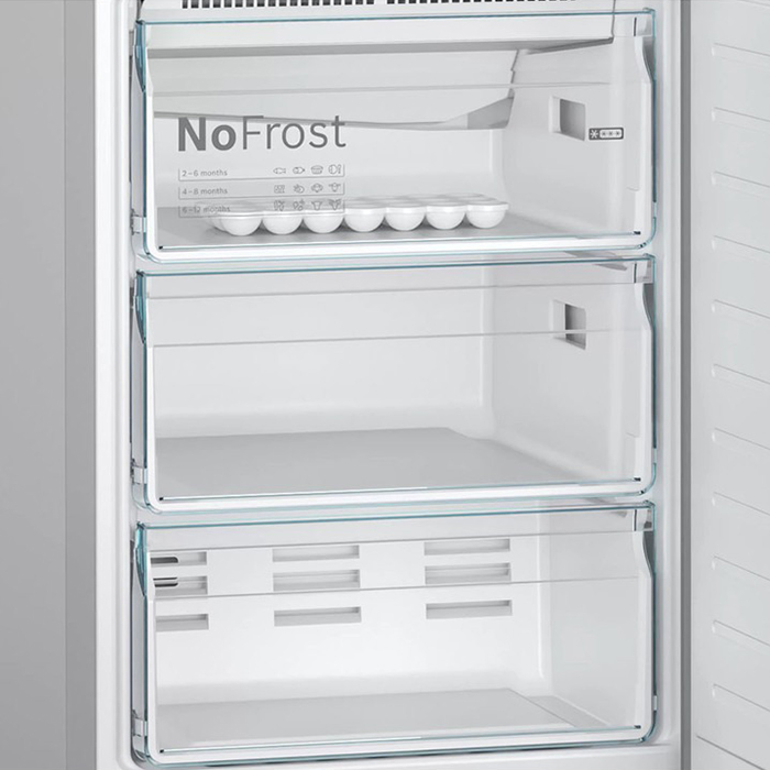 Холодильник Bosch KGN39VI25R, цвет серебристый - фото 4