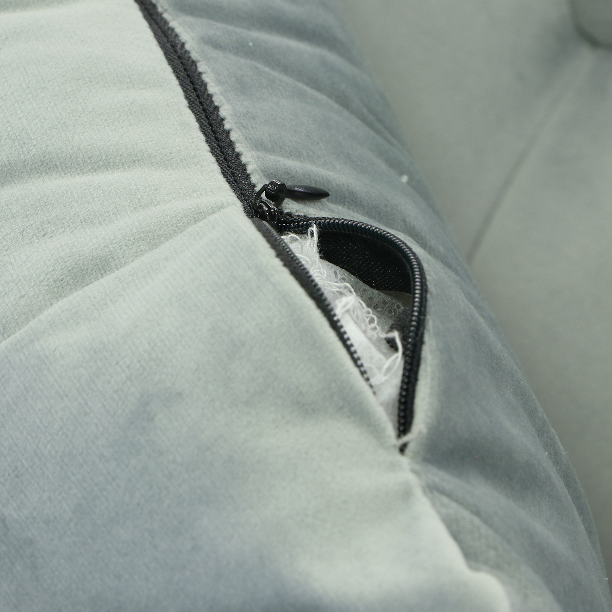 фото Кресло shanshi софи с подушкой серое 78х76х76см