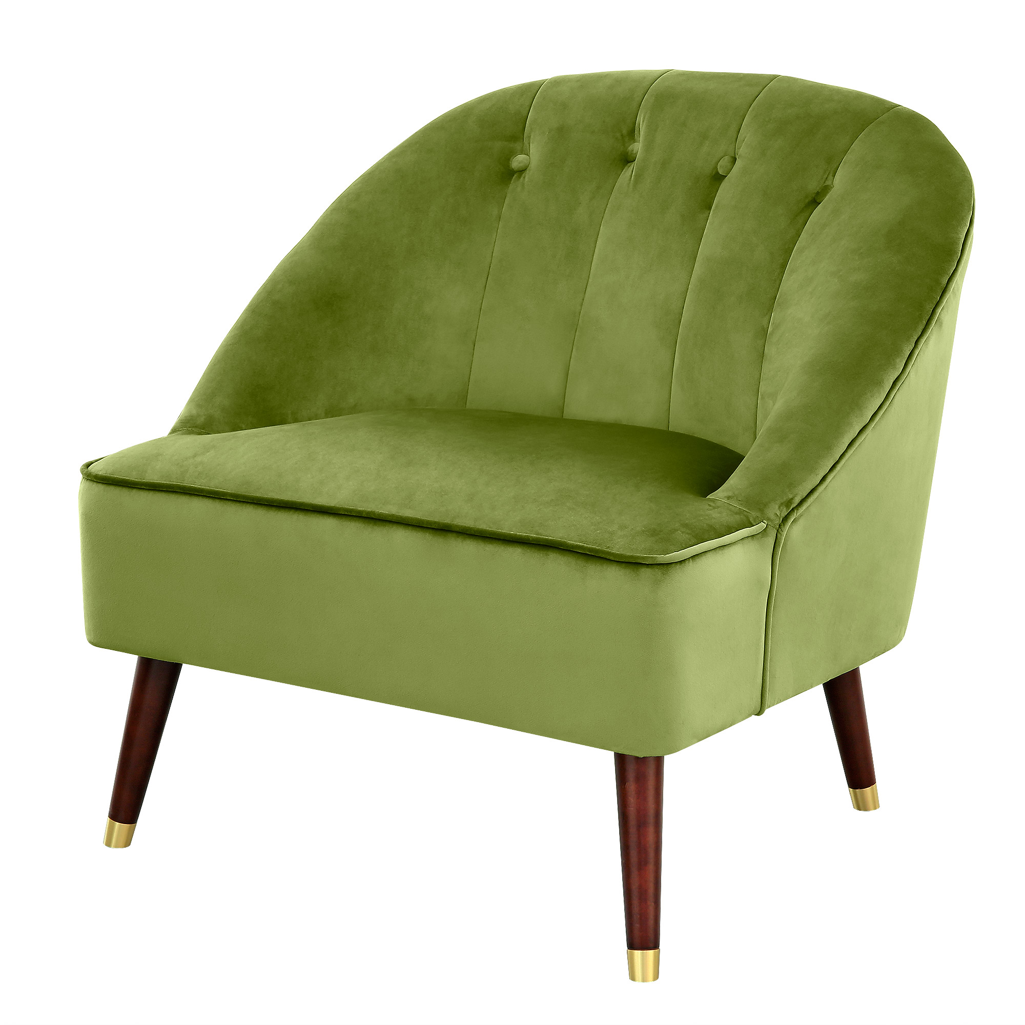 Кресло Shanshi Софи с подушкой оливковый 78х76х76 см