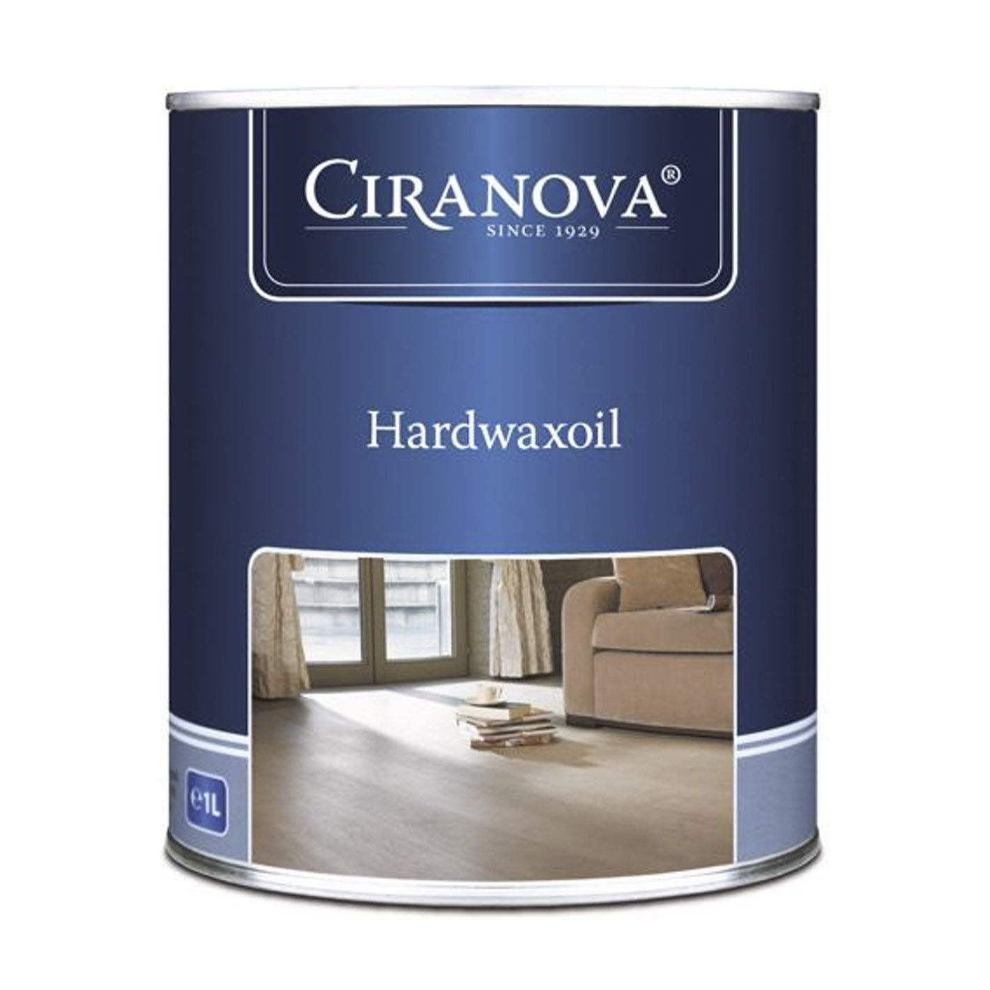 Масло воск Ciranova Hardwaxoil для паркетных полов серое 1 л