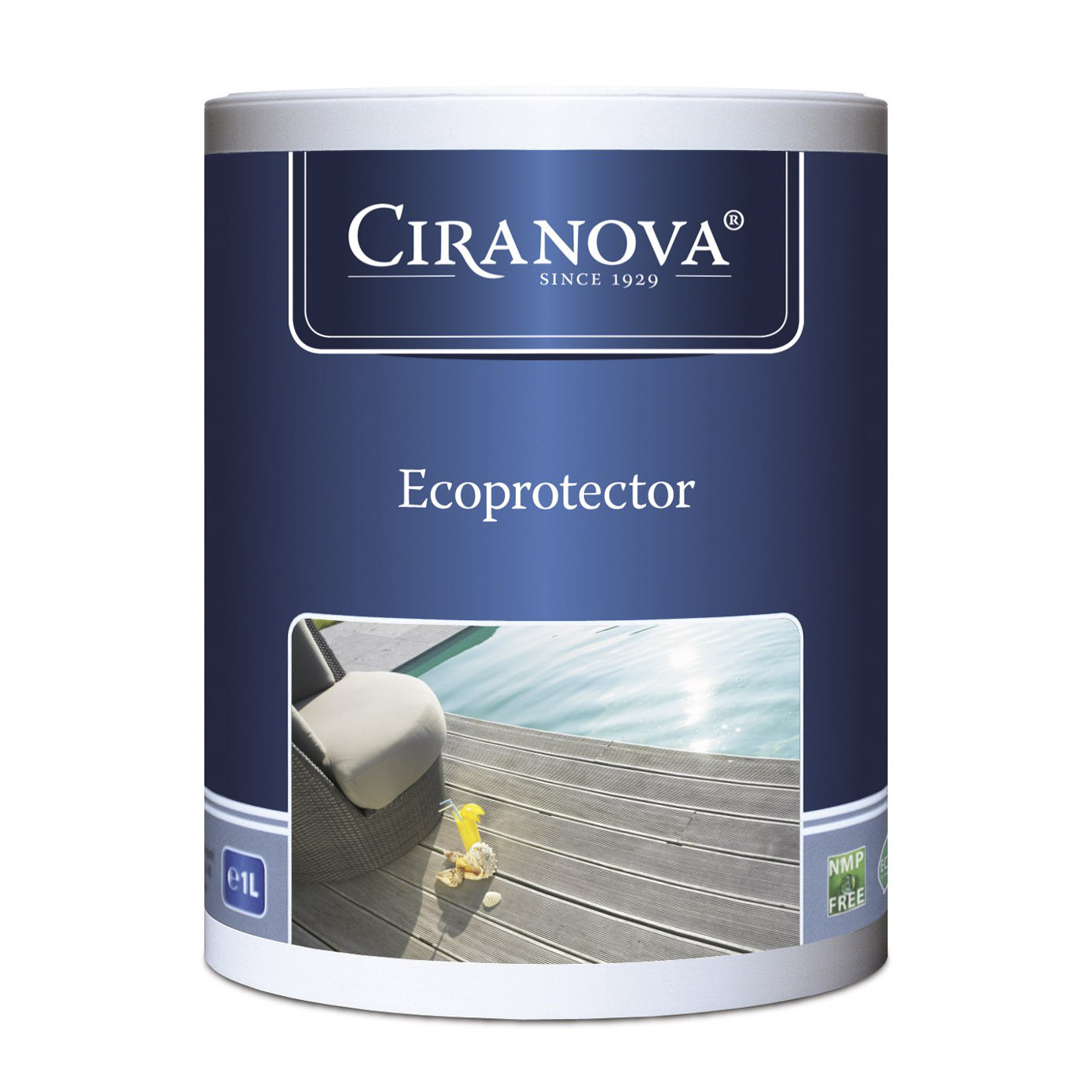 Защитный состав на водной основе Ciranova Ecoprotector эбони 2,5 л