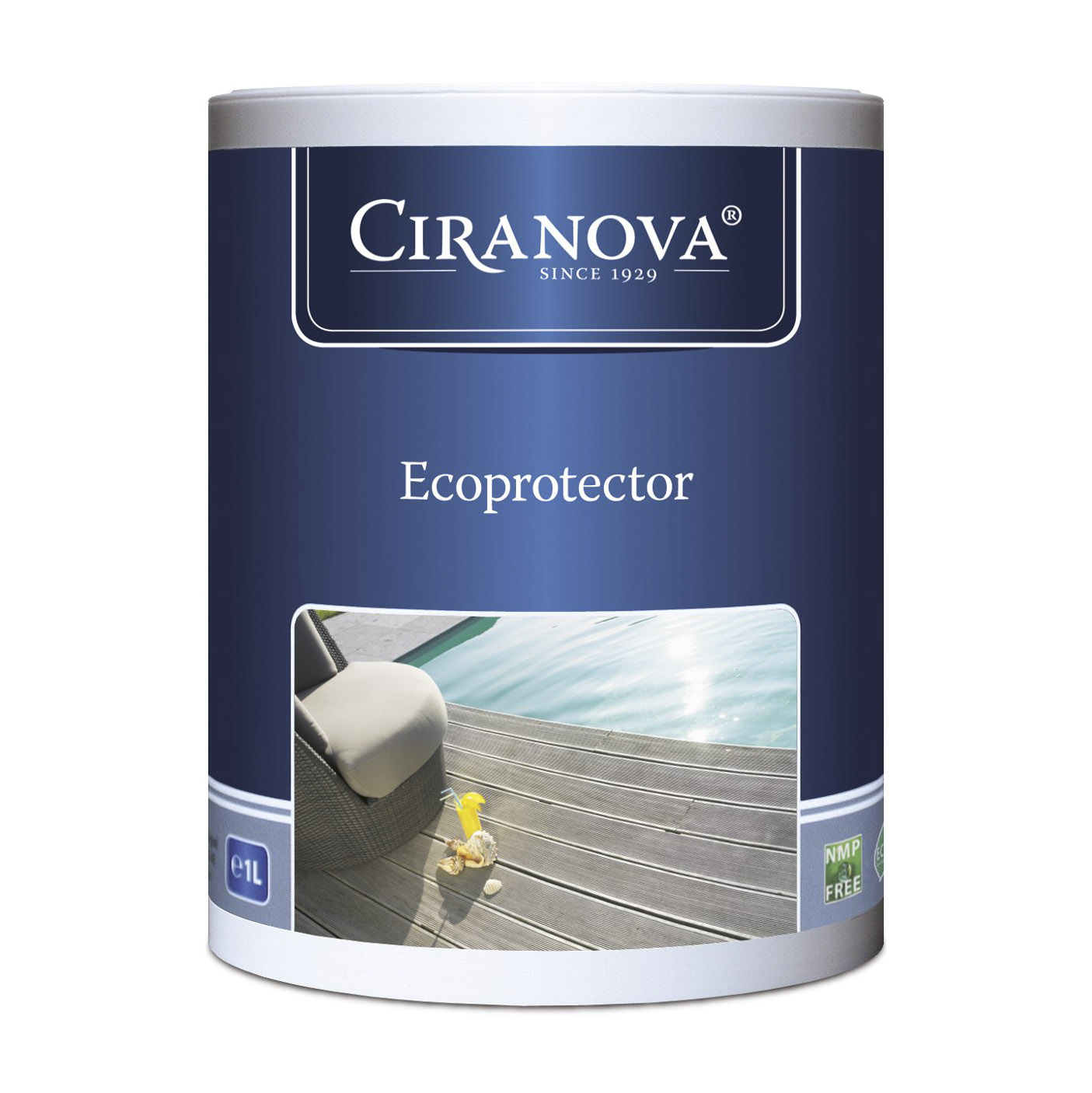Защитный состав на водной основе Ciranova Ecoprotector бесцветный 2,5 л