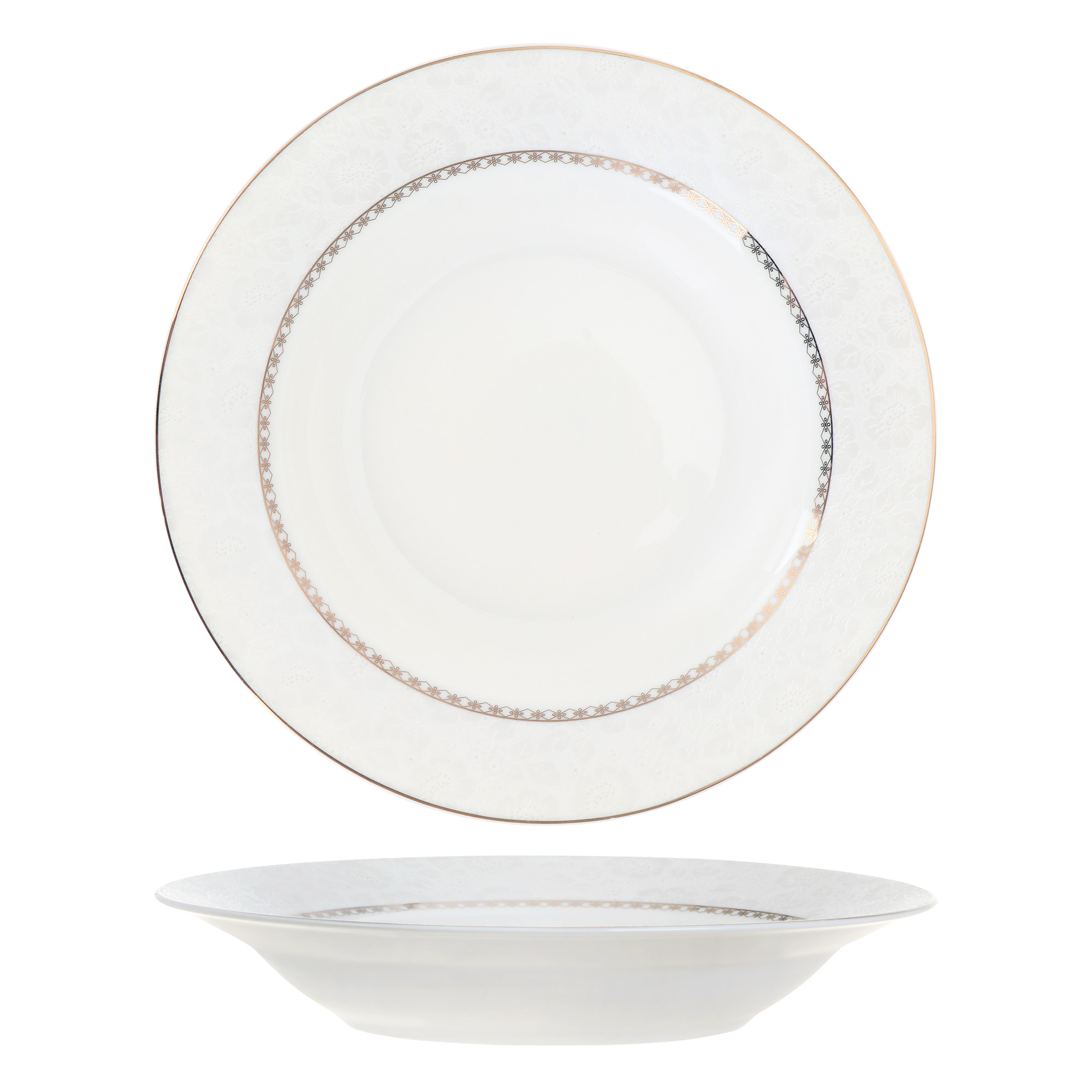 Сервиз столовый Macbeth bone porcelain Caramel на 6 персон, цвет белый - фото 3