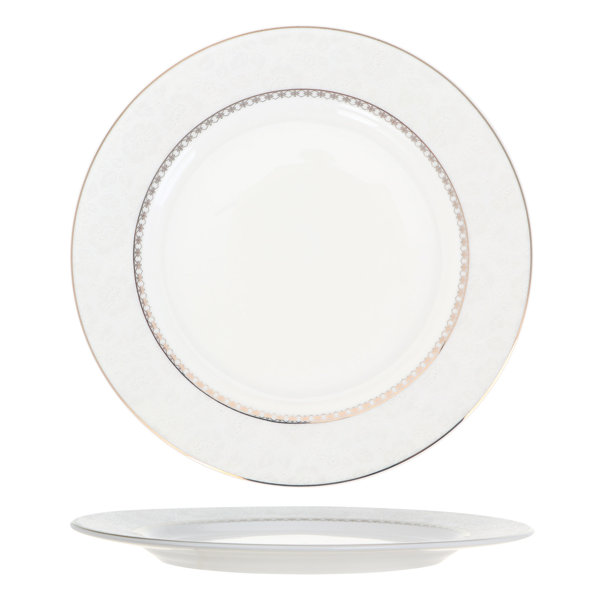 Сервиз столовый Macbeth bone porcelain Caramel на 6 персон, цвет белый - фото 4