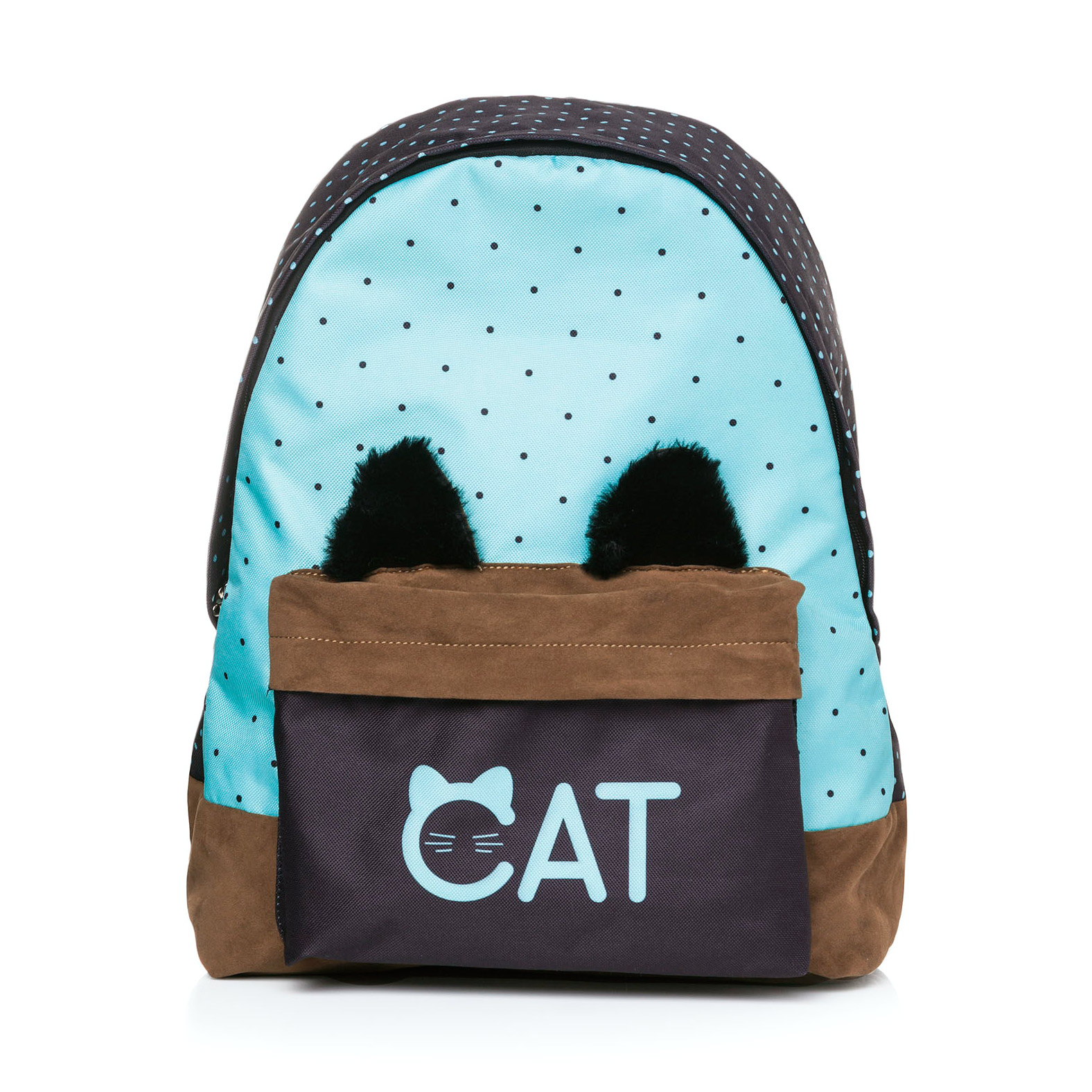 Рюкзак Hatber BASIC Cat 41x30x13 см, цвет тёмно-синий - фото 2