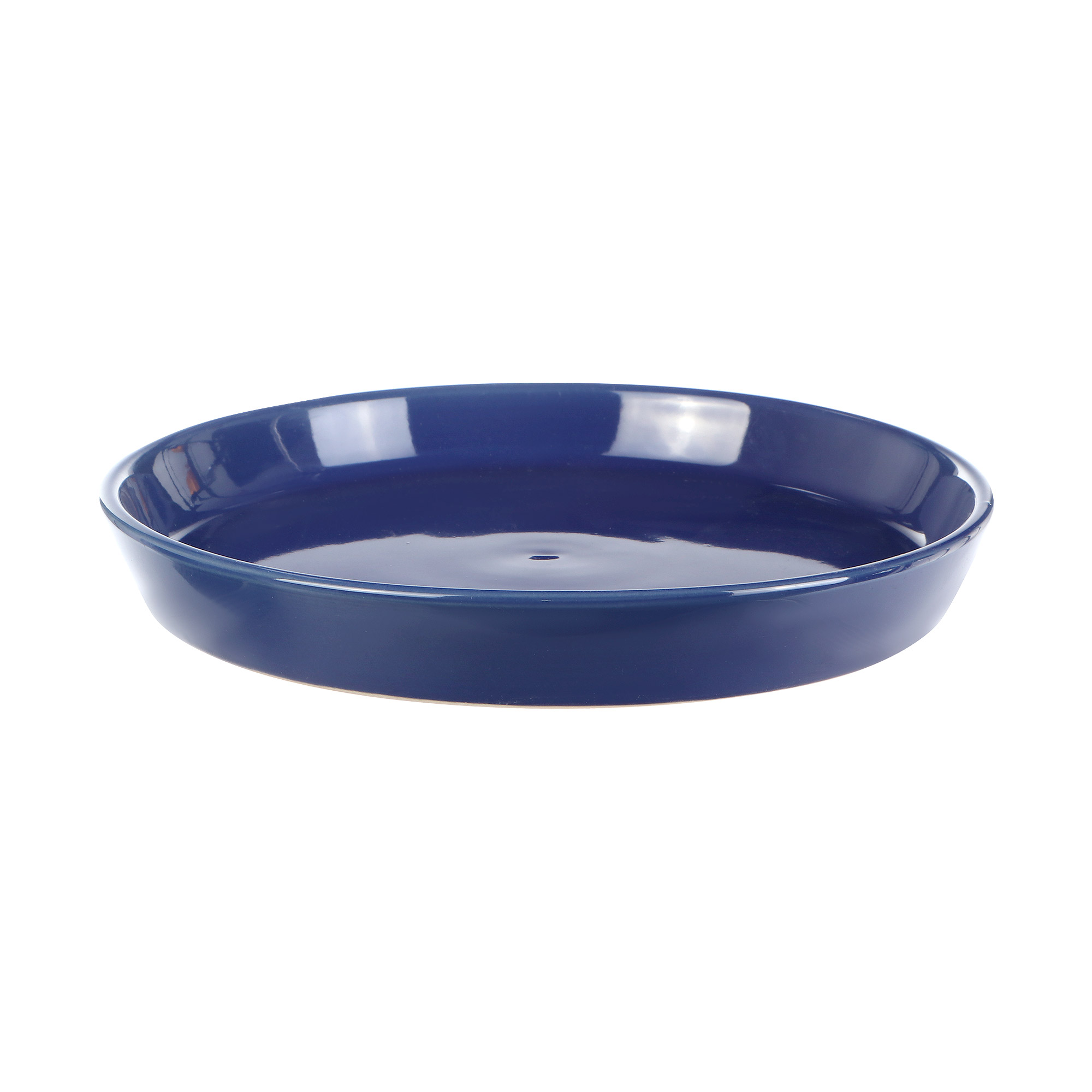 Горшок керамический для цветов Qianjin синий узор 26х26х27 см - фото 3