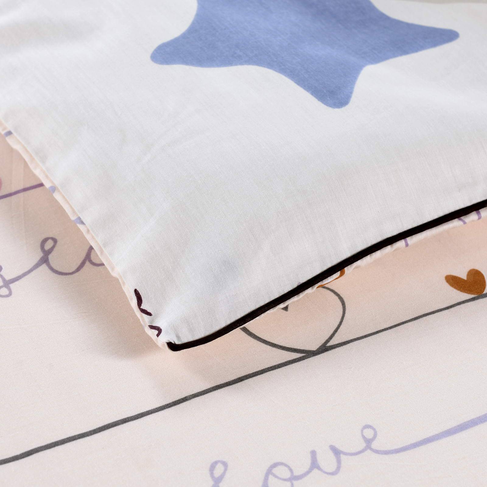 Комплект постельного белья Sofi De Marko Love Детский полутороспальный (ДЕТ-618), цвет кремовый, размер Детский - фото 5