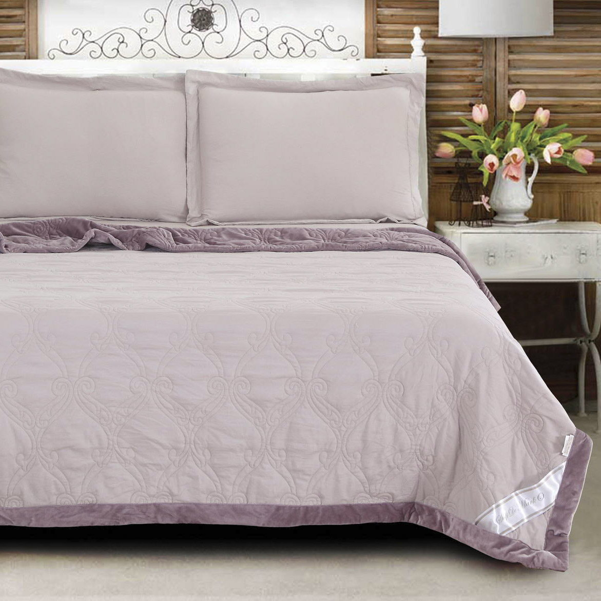Комплект постельного белья с одеялом Sofi De Marko Тоскана Евро (ЕВРО-КОМ-В6Т), цвет капучино, размер Двуспальный евро - фото 6