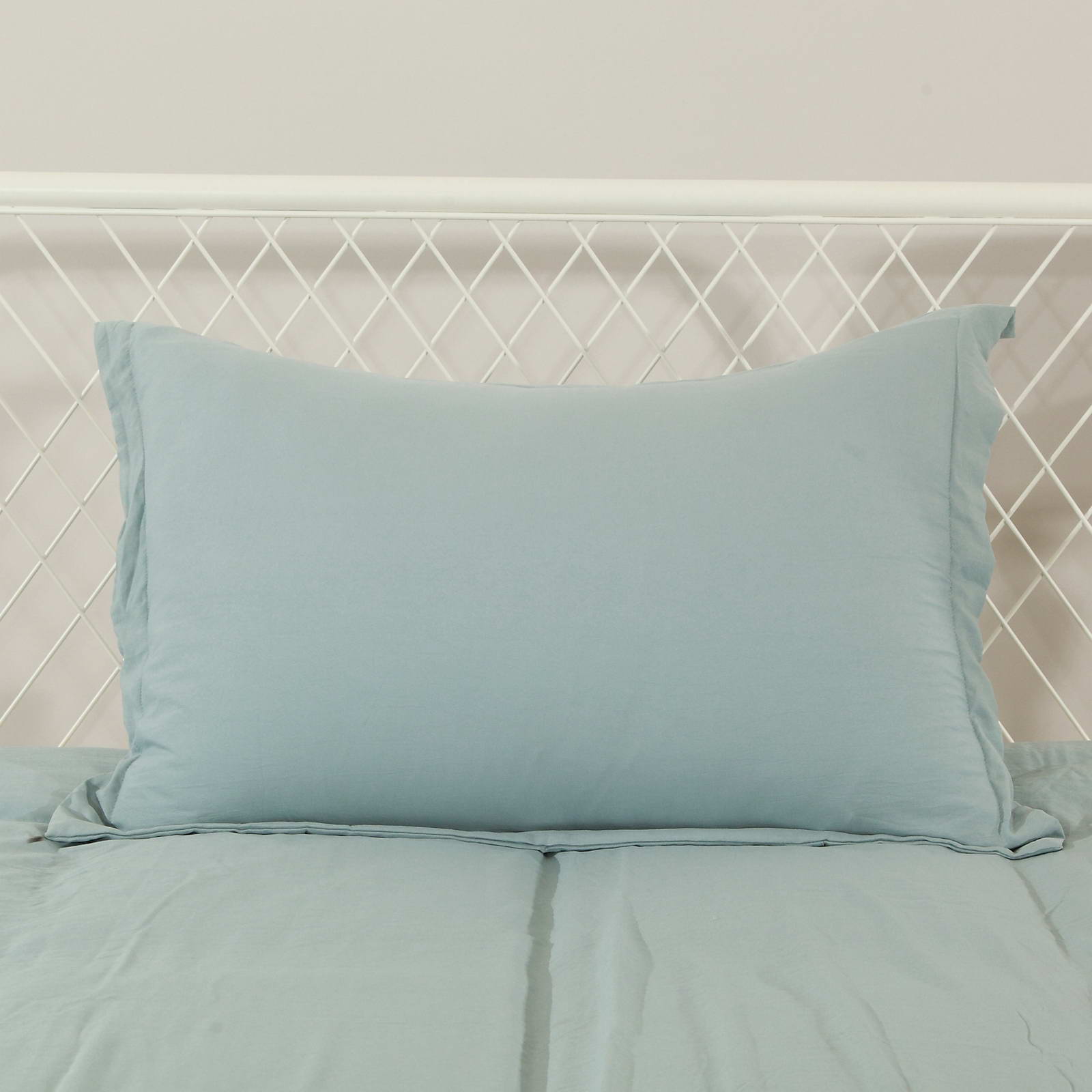 Комплект постельного белья с одеялом Sofi De Marko Сандра Евро (ЕВРО-КОМ-517ОД), цвет голубой, размер Двуспальный евро - фото 2