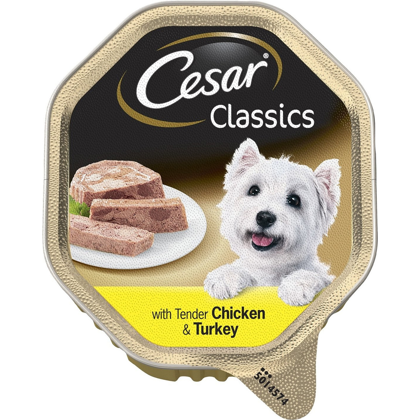 фото Корм для собак cesar classics со вкусом курицы и индейки 150 г