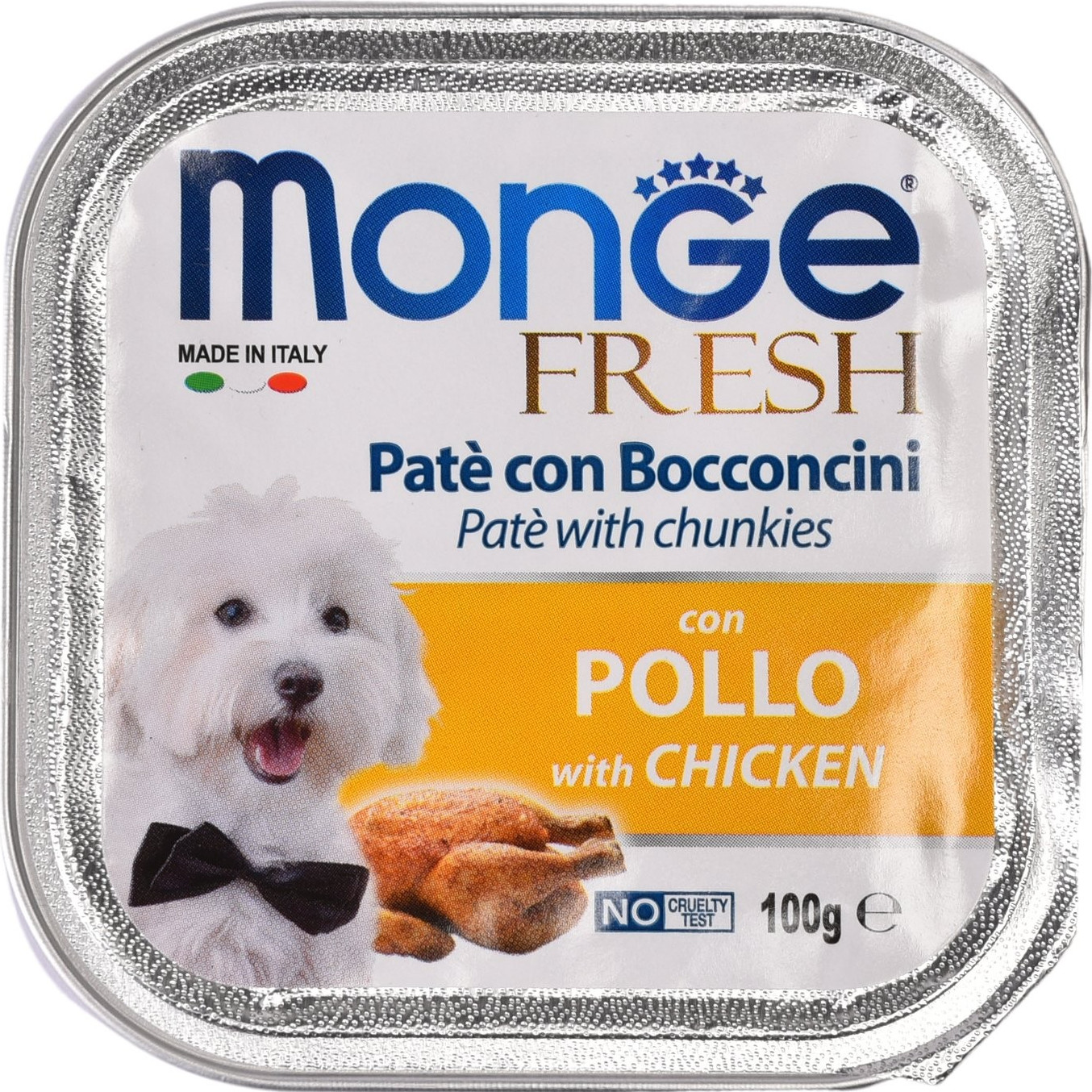 фото Корм для собак monge dog fresh курица консервы 100 г