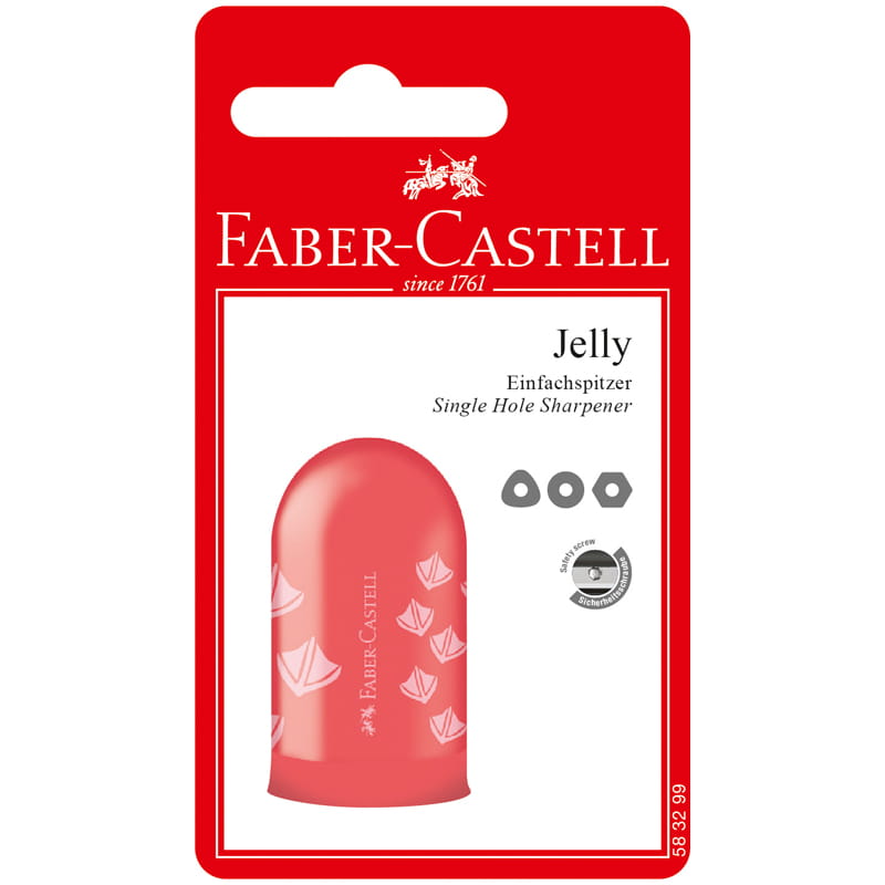 

Точилка с контейнером Faber-Castell Jelly 1 отверстие, В ассортименте