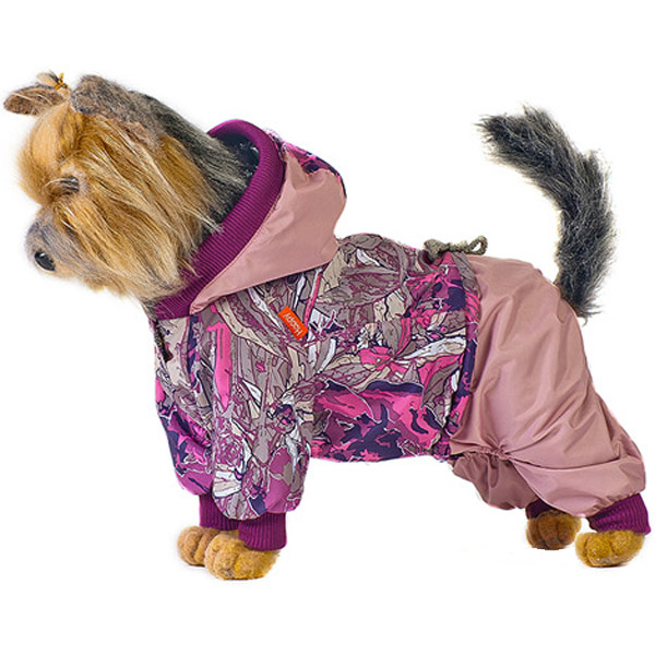 фото Комбинезон для собак happy puppy сити розовый 2 24 см