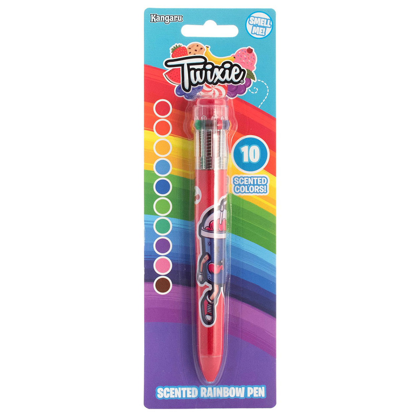 Ручка многоцветная ароматизированная Kangaru Twixie