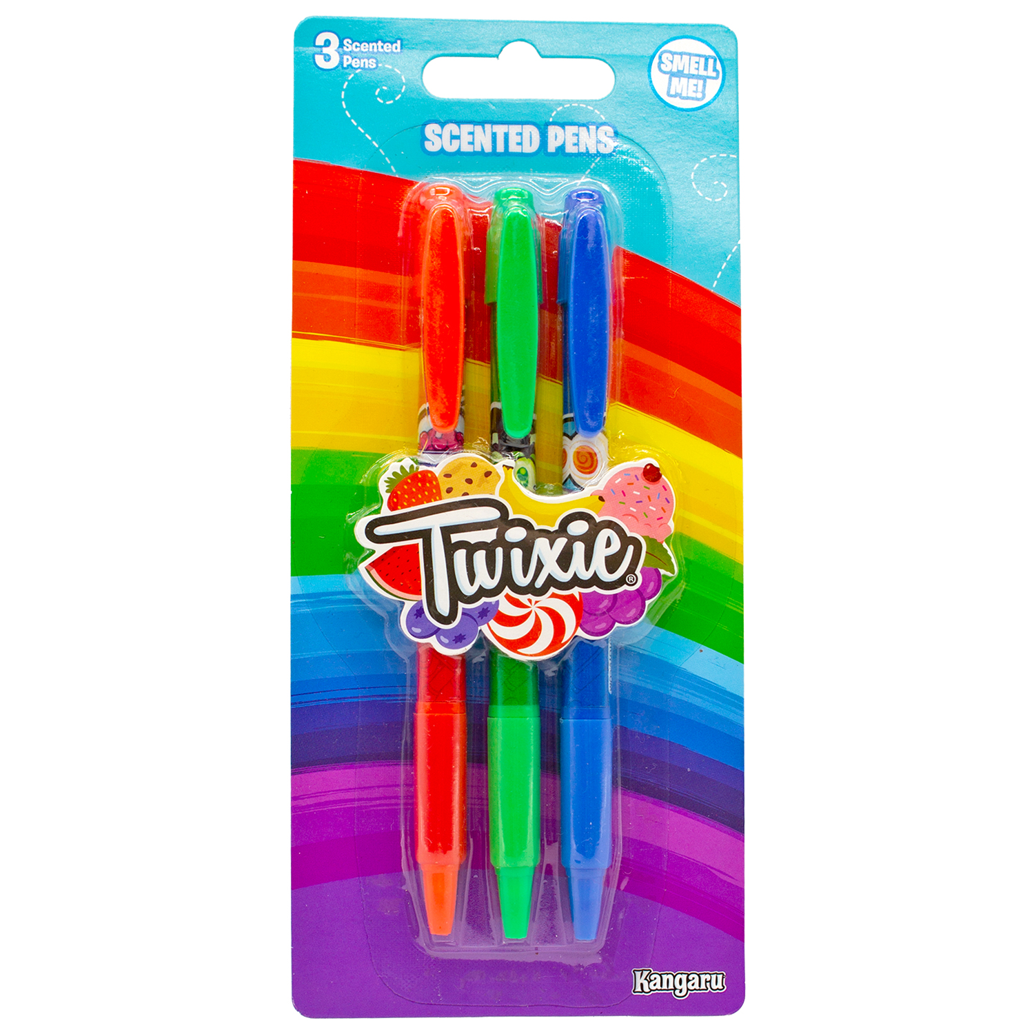 Ручки шариковые ароматизированные Kangaru Twixie 3 шт