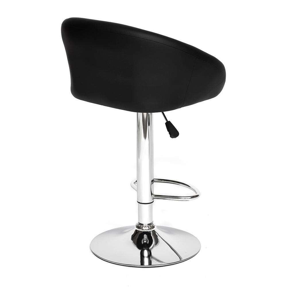 Барный стул TC черный 5xx43x102,5 см, цвет хром - фото 5