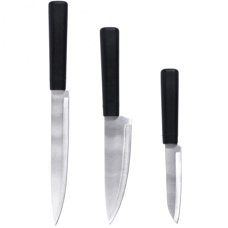Набор ножей кухонных Koopman tableware 3 шт, цвет стальной - фото 4