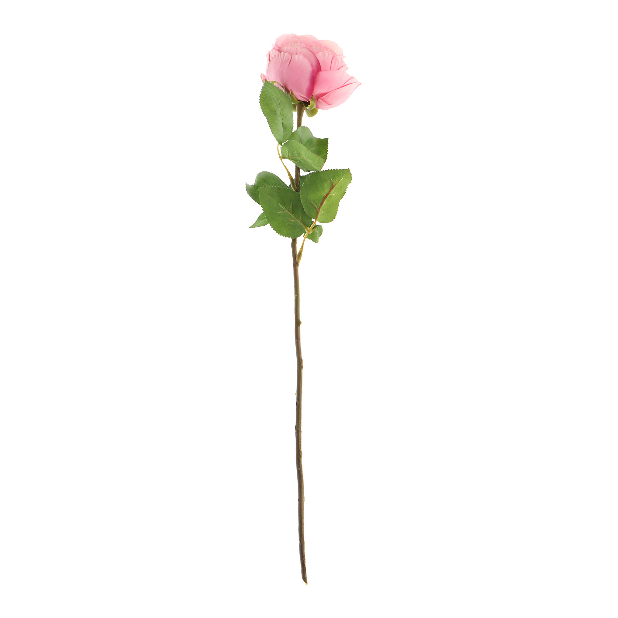 Цветок искусственный Dpi роза 56cm розовый