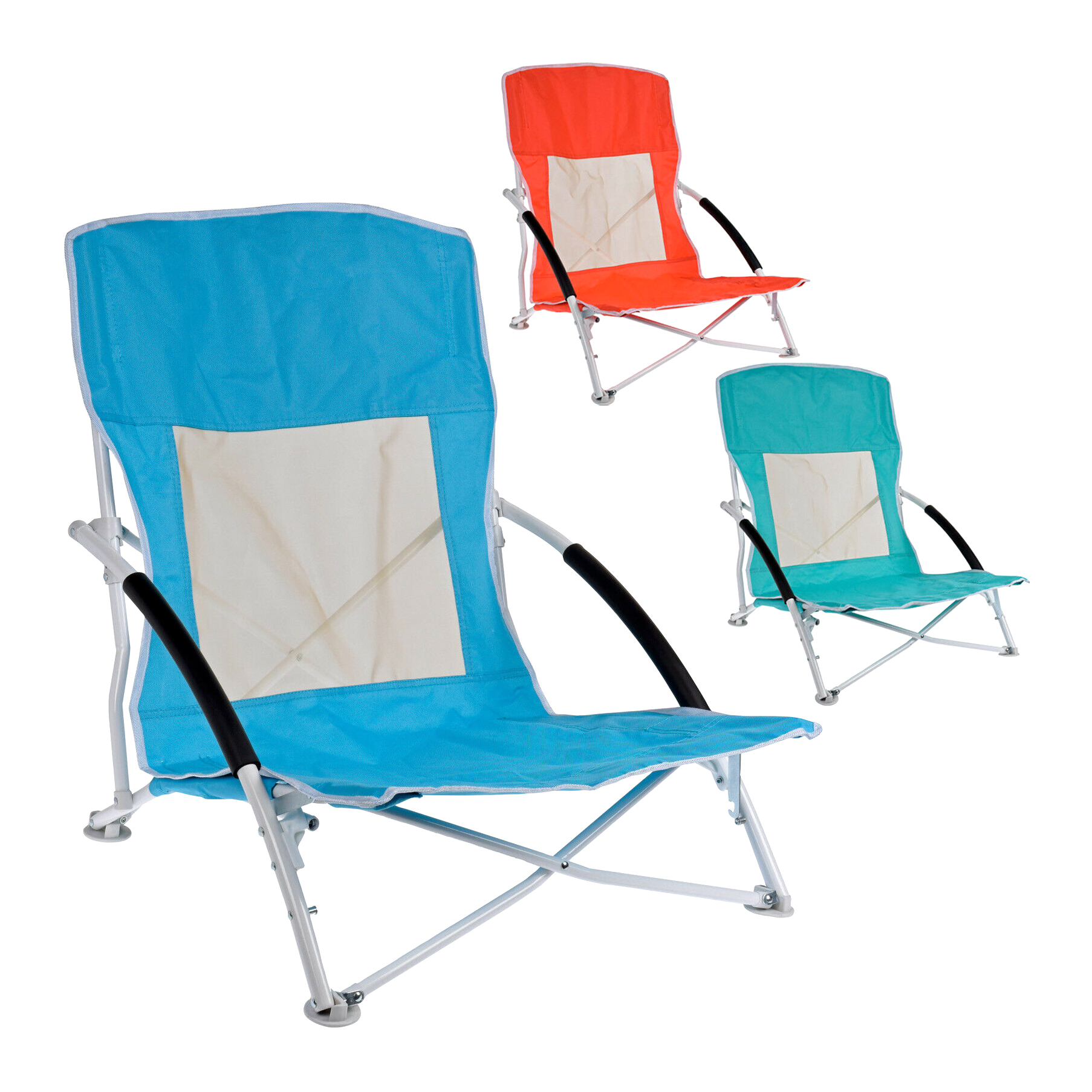 Пляжный стул складной Koopman camping FD8300360, цвет белый - фото 1