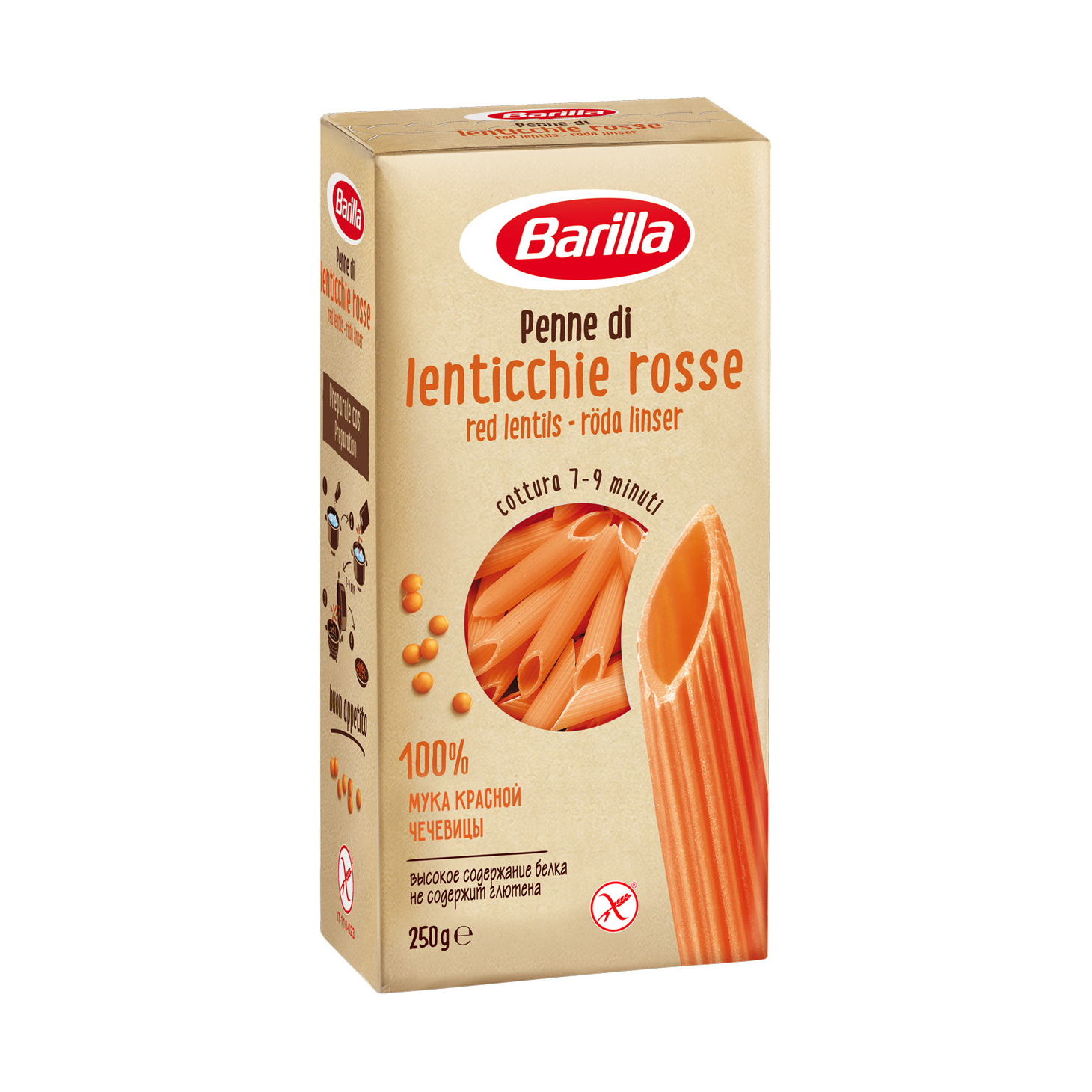 

Макароны Barilla Пенне чечевичные 250 г