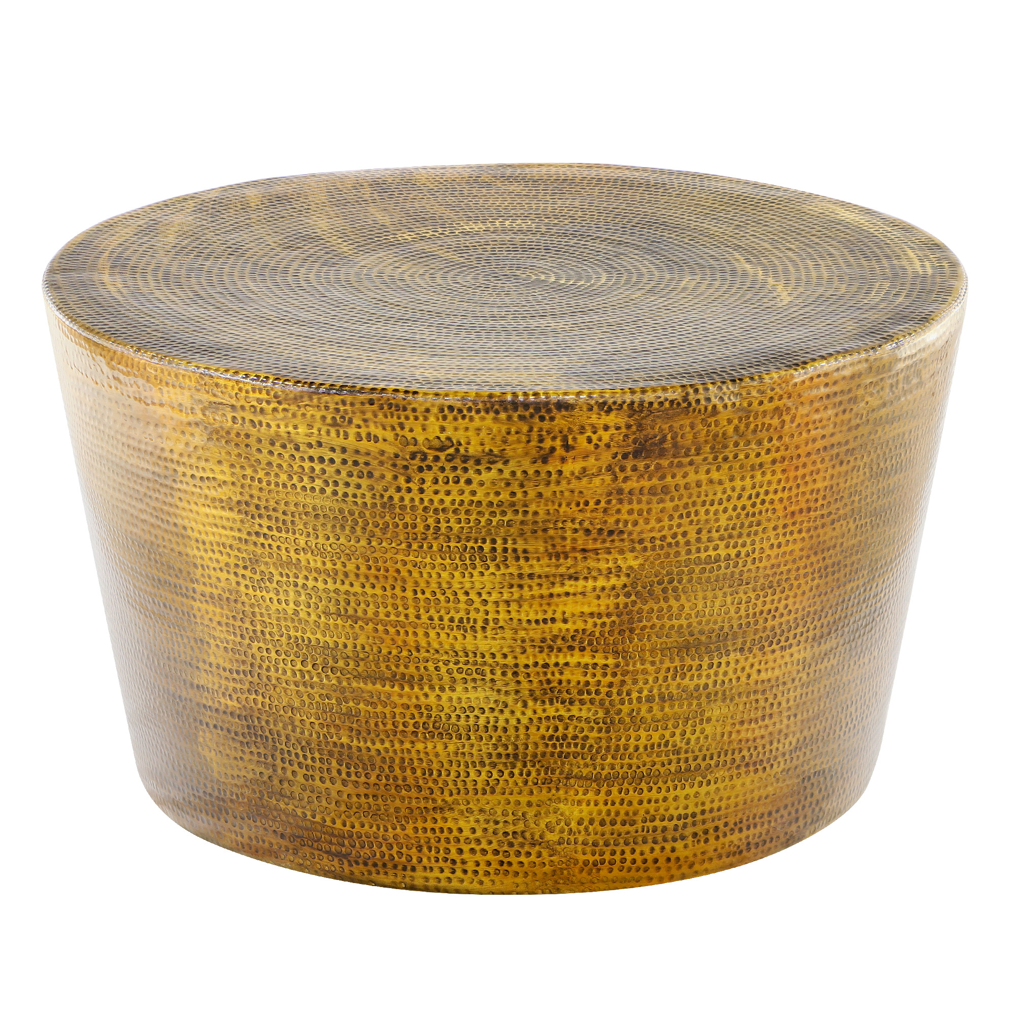 Столик кофейный T.L.I. Brass antique д80см 45см, цвет золото - фото 1