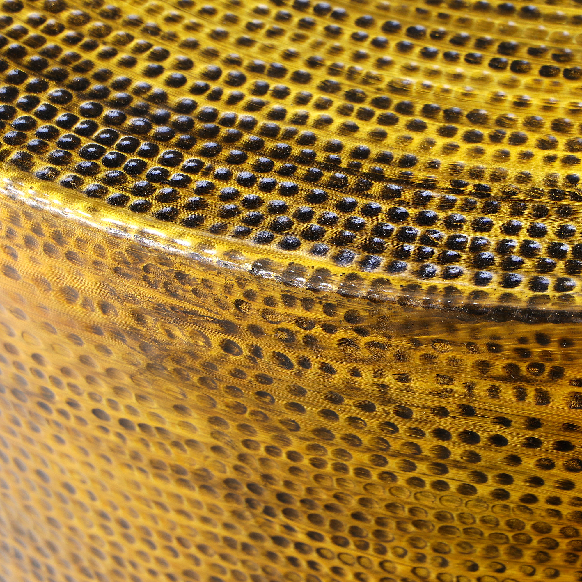 Столик кофейный T.L.I. Brass antique д80см 45см, цвет золото - фото 3