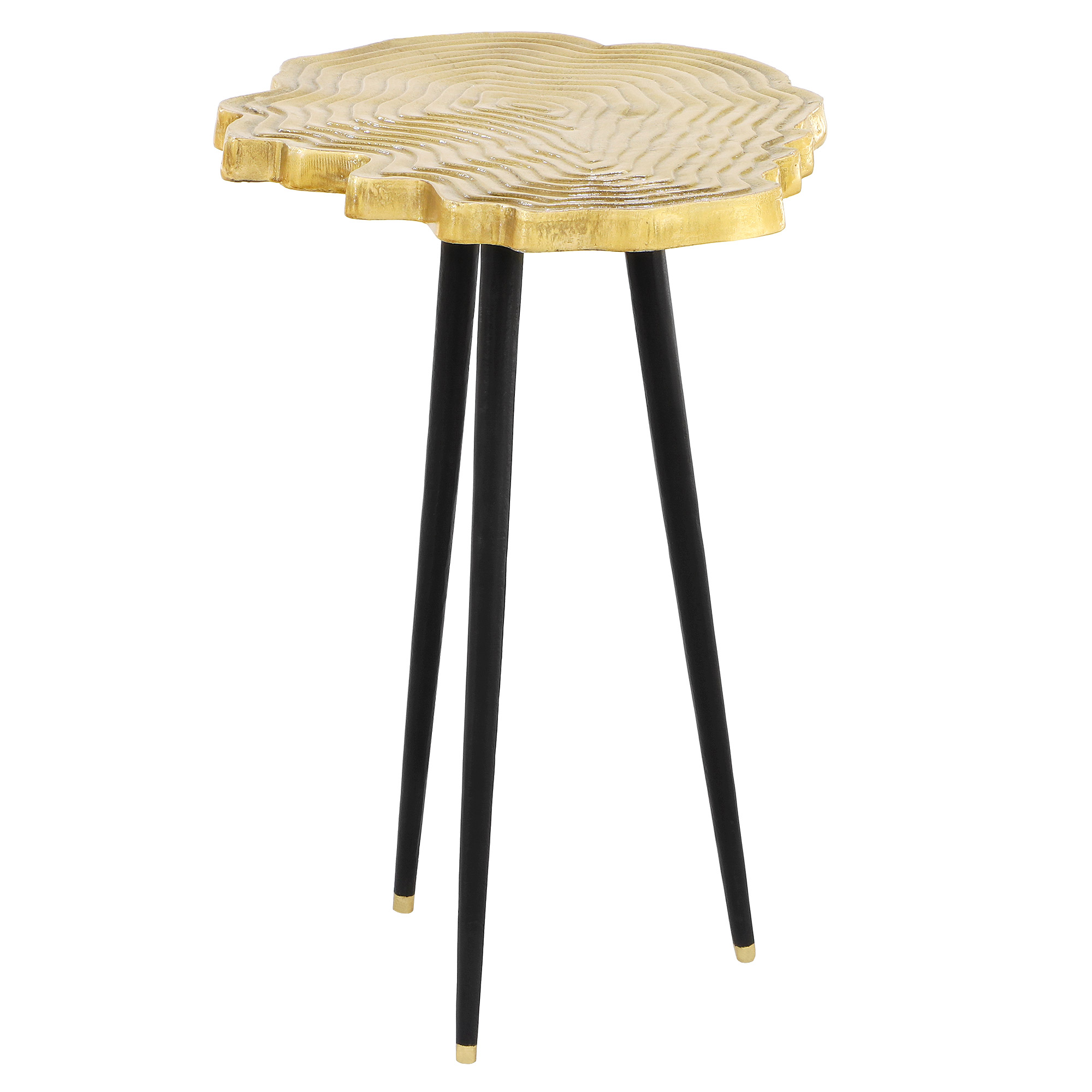 Стол выдвижной T.L.I. Brass ant д40x45/д45x50/д5055, цвет золото - фото 3