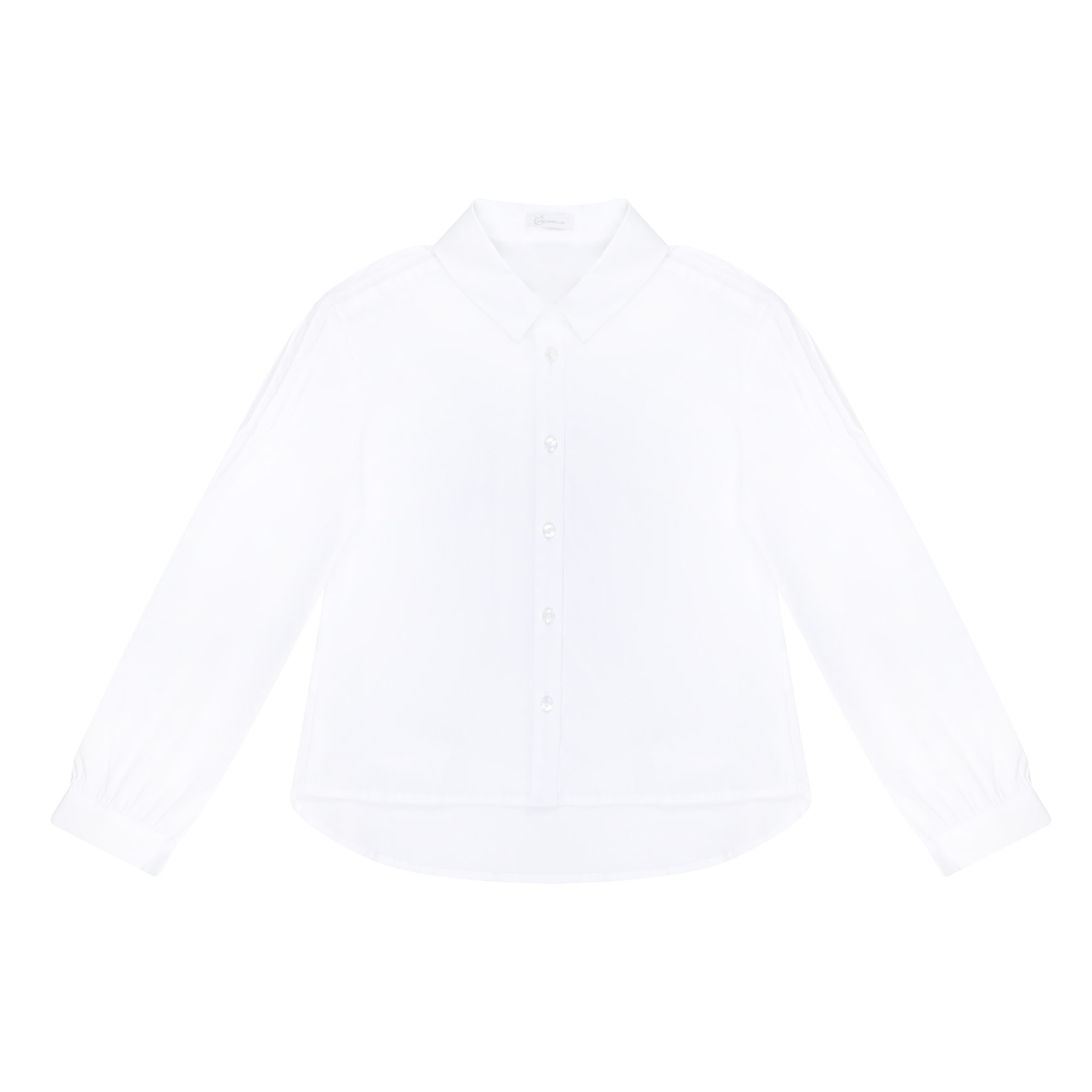 Блузка школьная КАРАМЕЛЛИ О74271 белая 122, цвет белый, размер 122 - фото 1