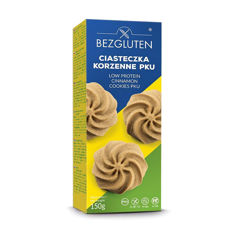Печенье Bezgluten низкобелковое с корицей 150 г