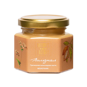 

Гречишная шоколадная паста Nature's own Factory Natfact молочная 120 г