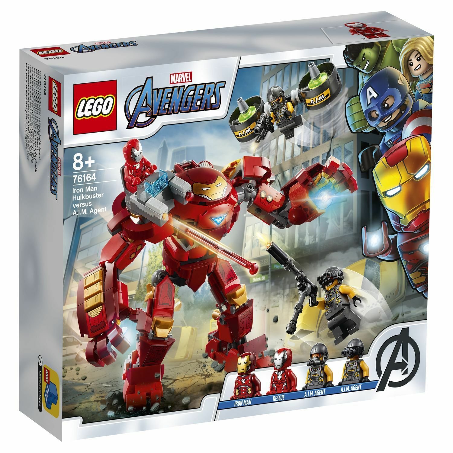 фото Конструктор lego super heroes халкбастер против агента a.i.m. 76164