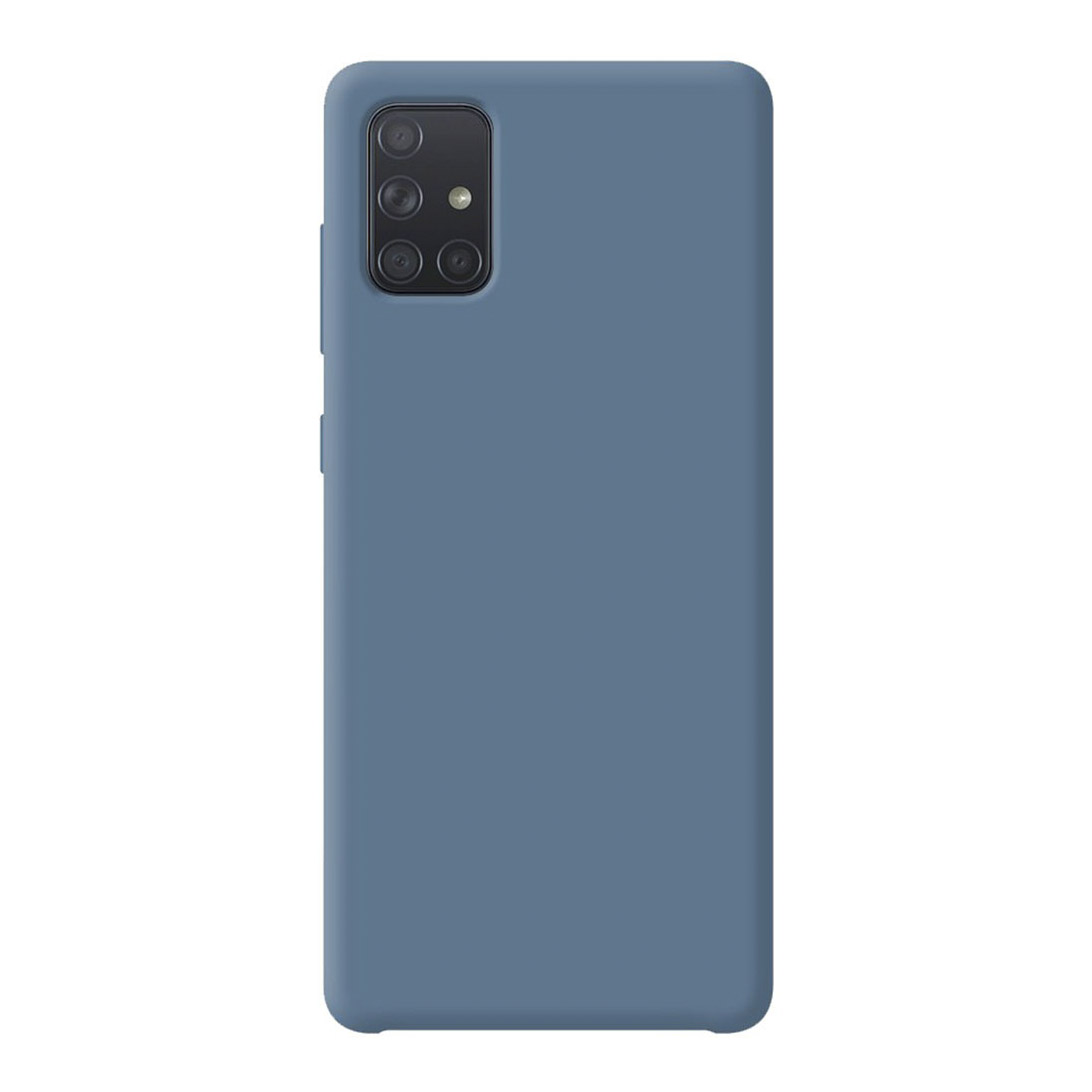 Чехол для смартфона Deppa Liquid Silicone Case для Samsung Galaxy A51, синий Galaxy A51 (2020) - фото 2