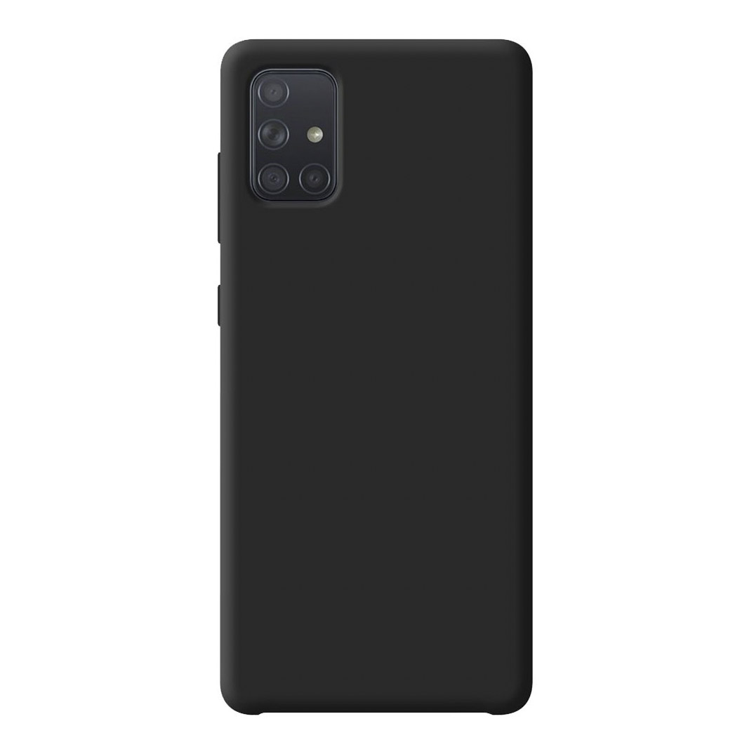 Чехол для смартфона Deppa Liquid Silicone Case для Samsung Galaxy A51, чёрный, цвет черный - фото 2