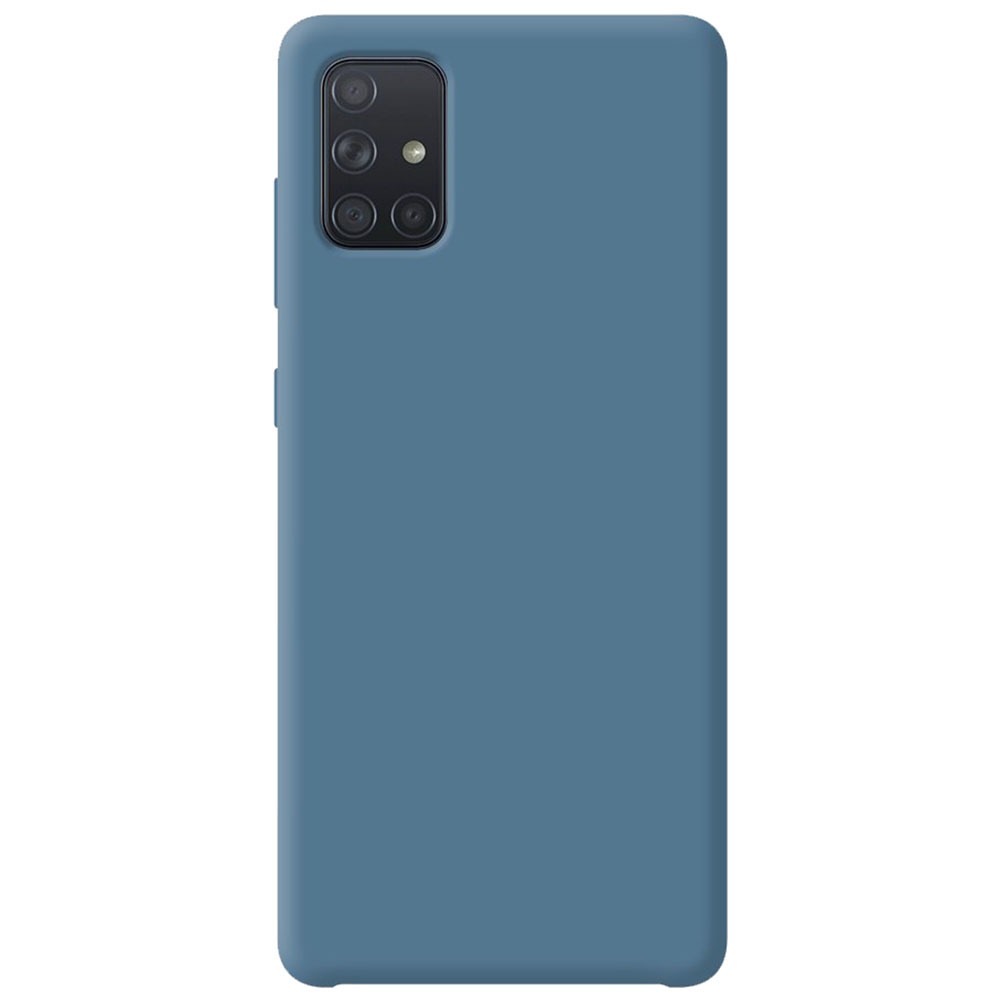 Чехол Deppa Liquid Silicone Case для смартфона для Samsung Galaxy A71, синий - фото 2